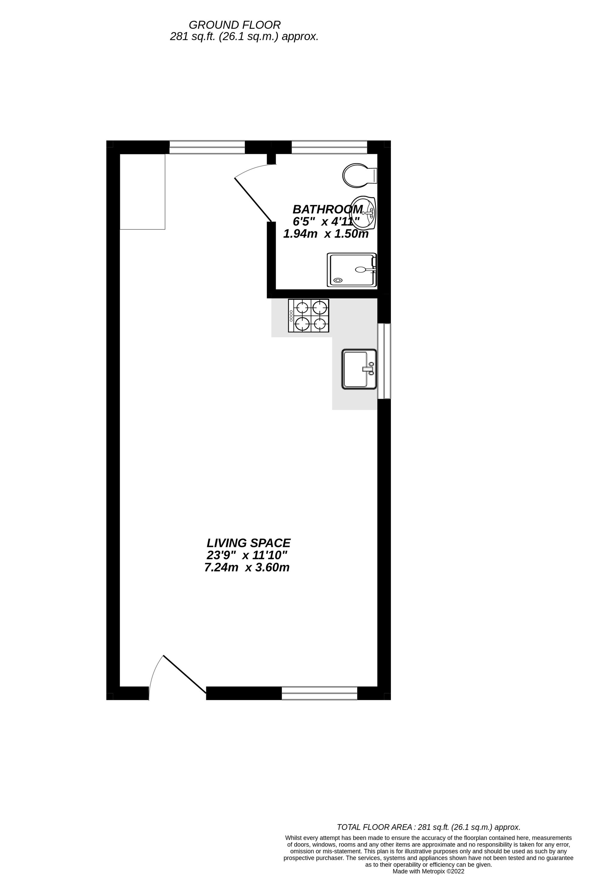 Floorplan for West Drayton, 