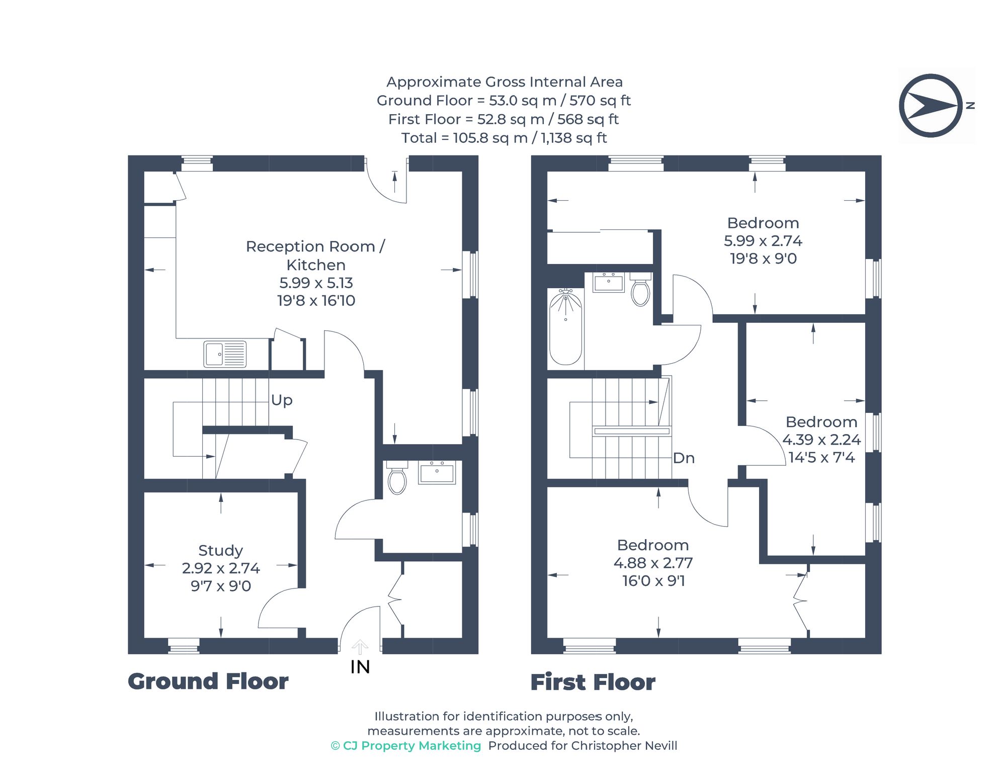Floorplan for Uxbridge, 