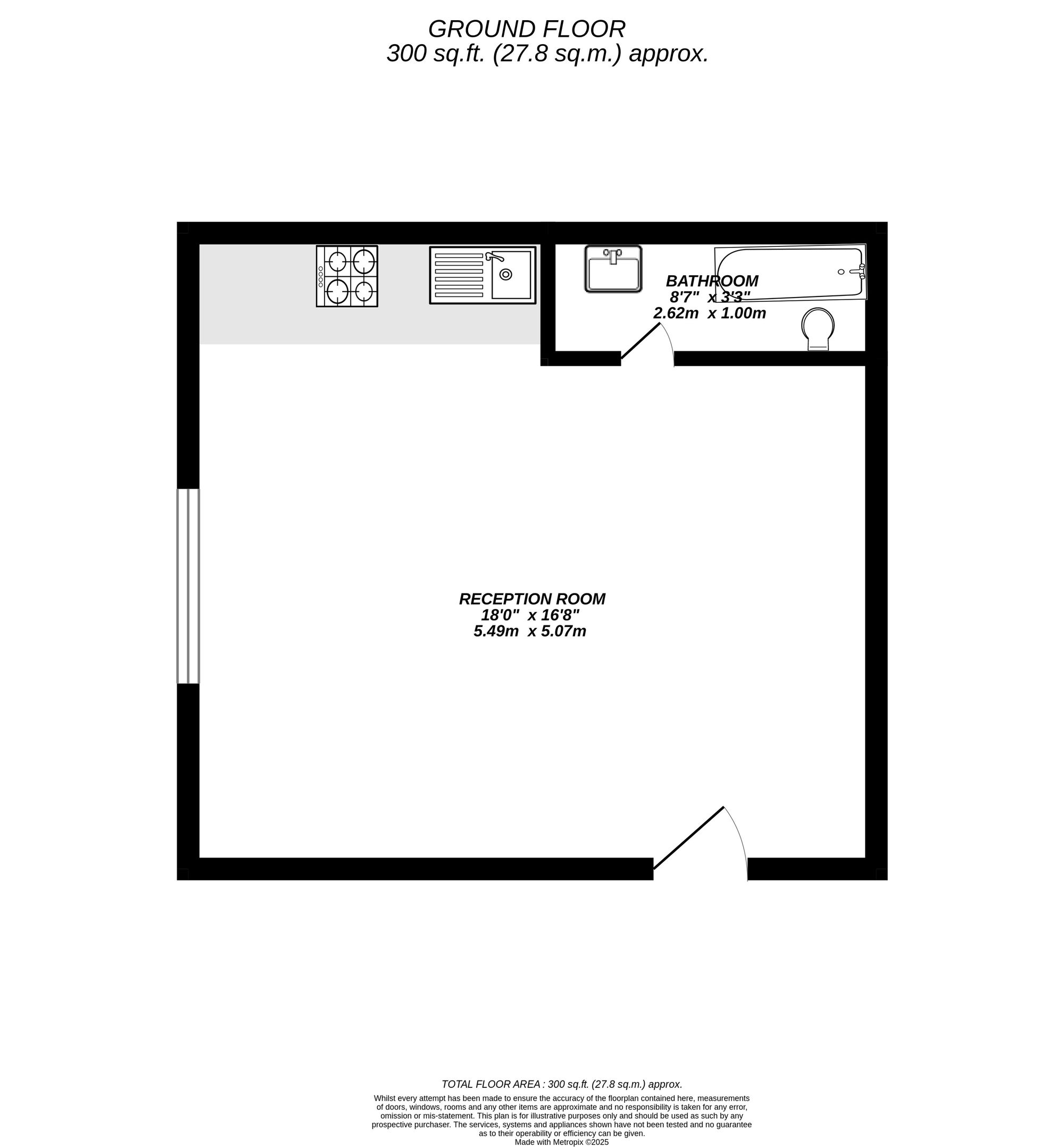 Floorplan for Uxbridge, 