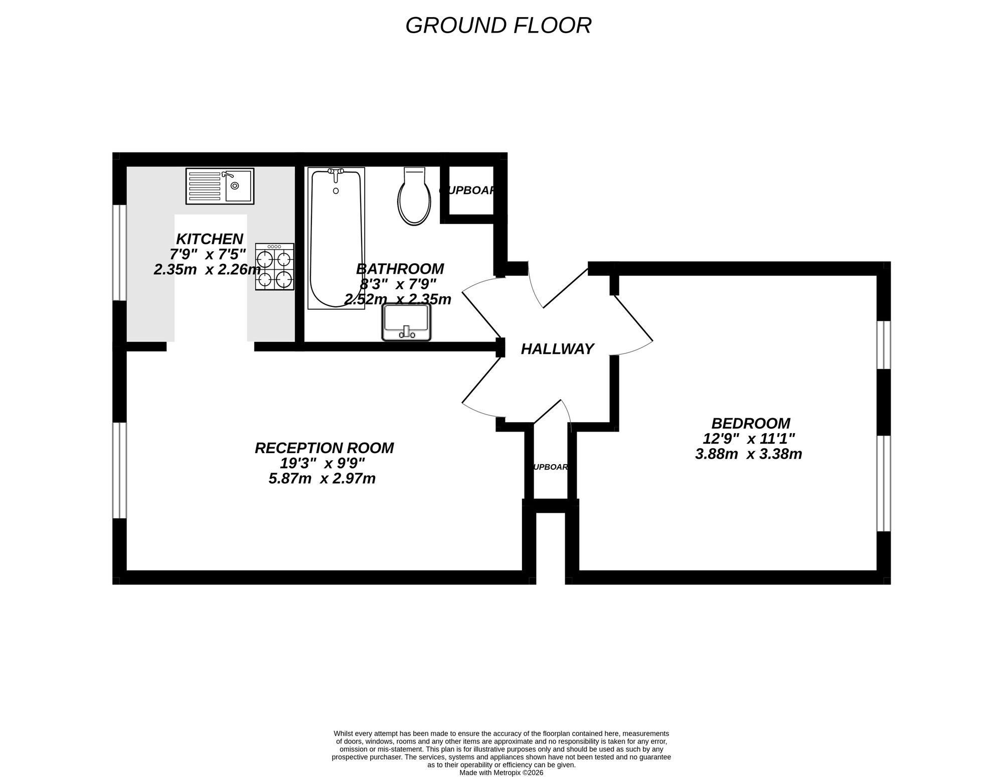 Floorplan for West Drayton, 