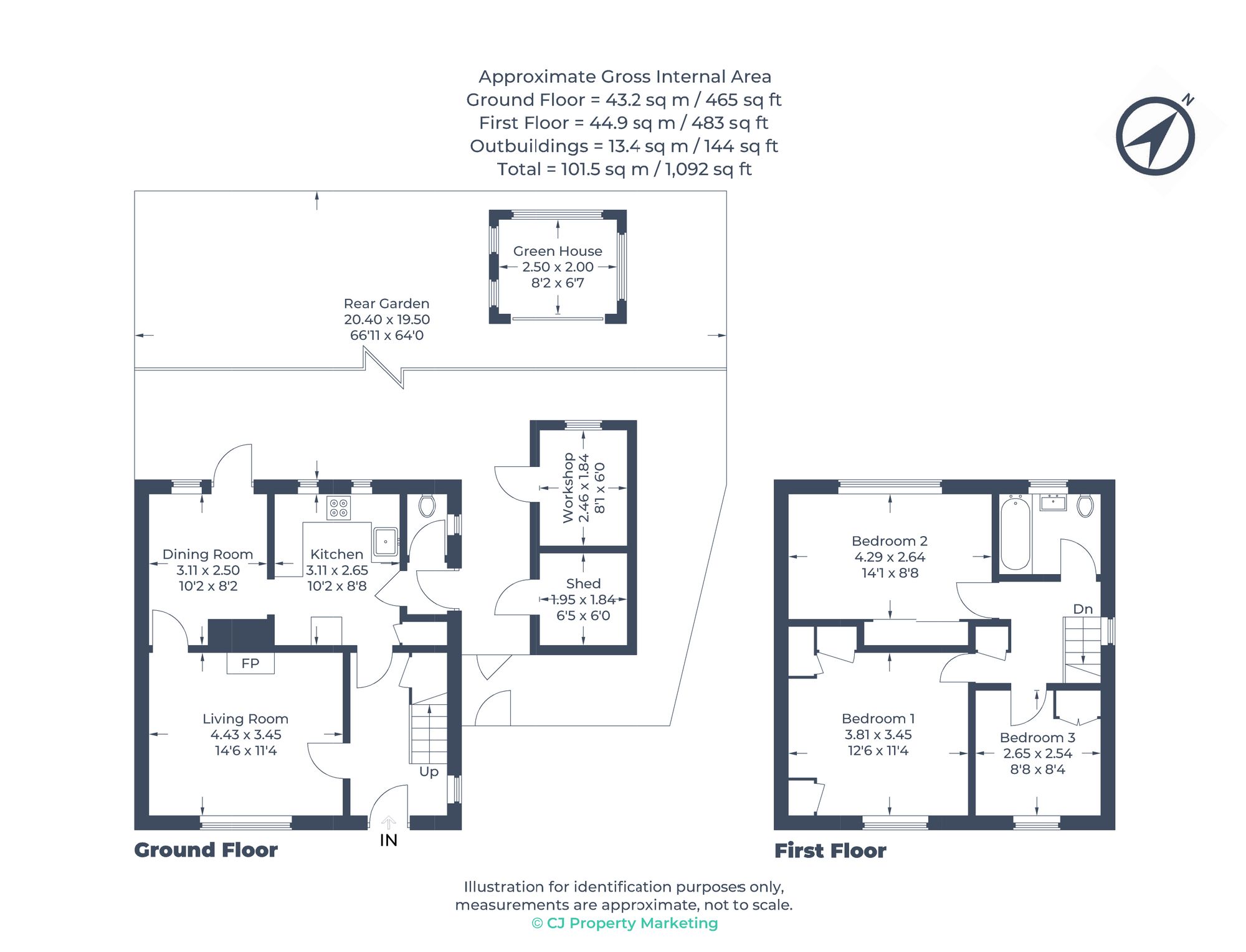 Floorplan for Uxbridge, 