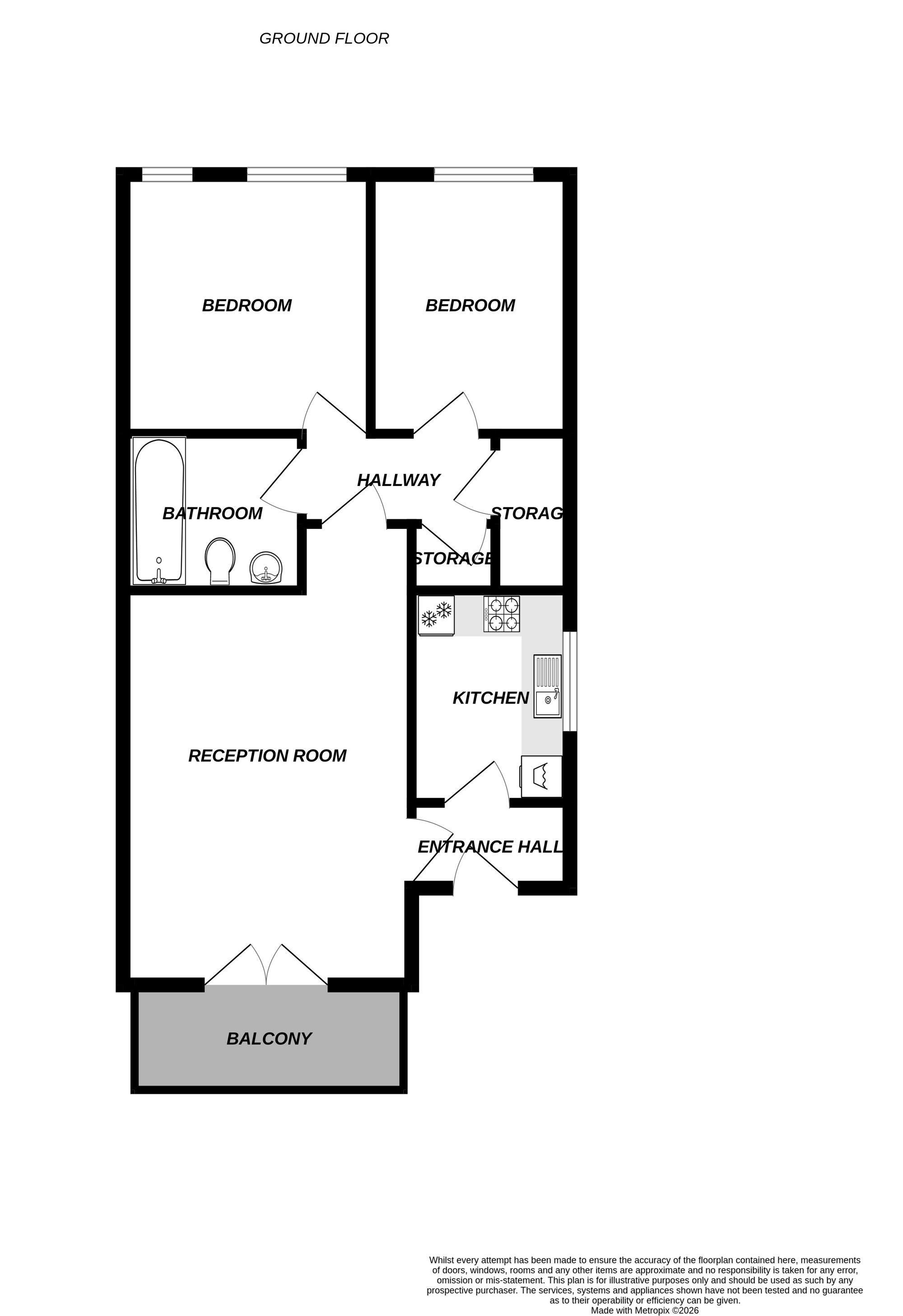 Floorplan for Uxbridge, 