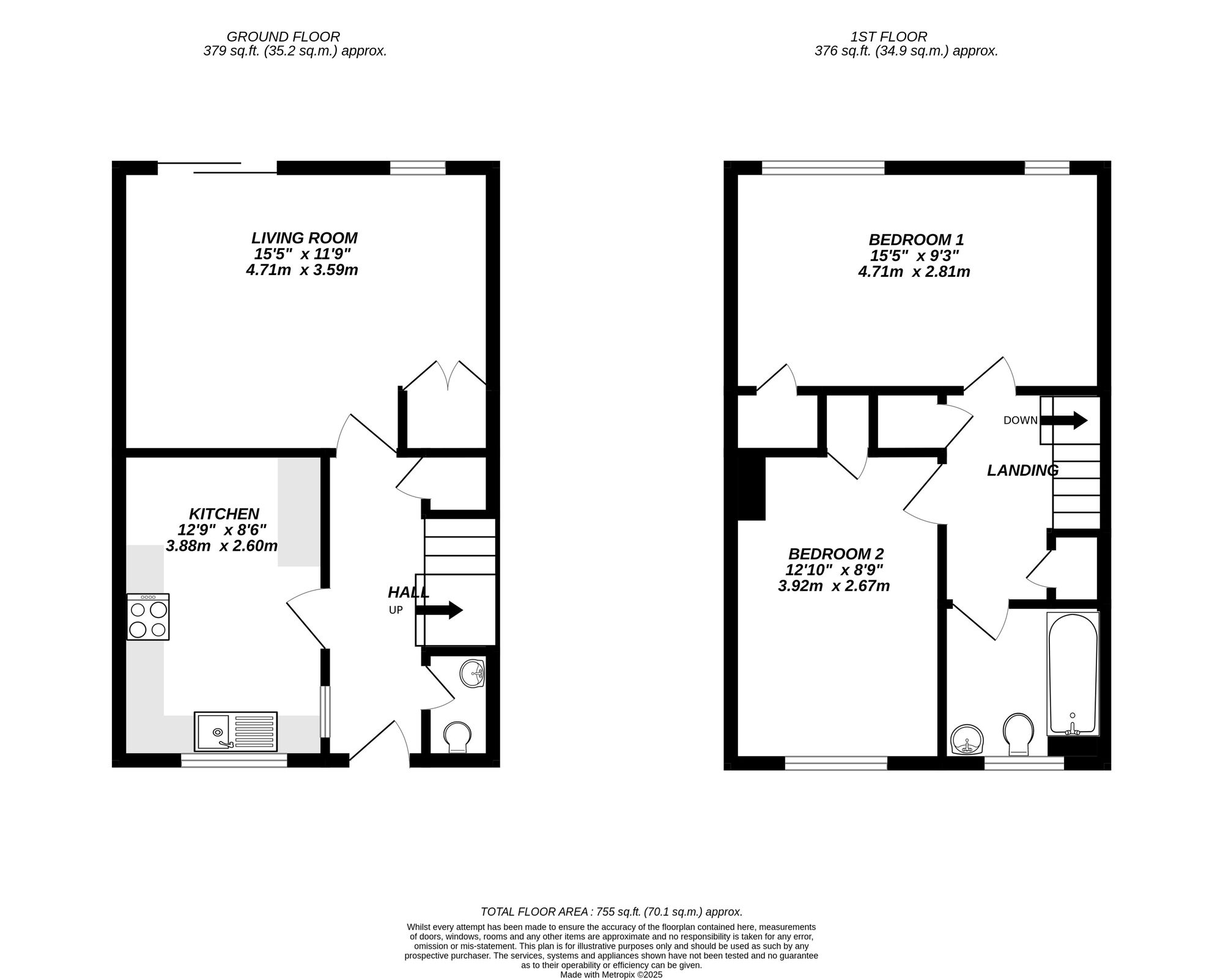 Floorplan for Hayes, 