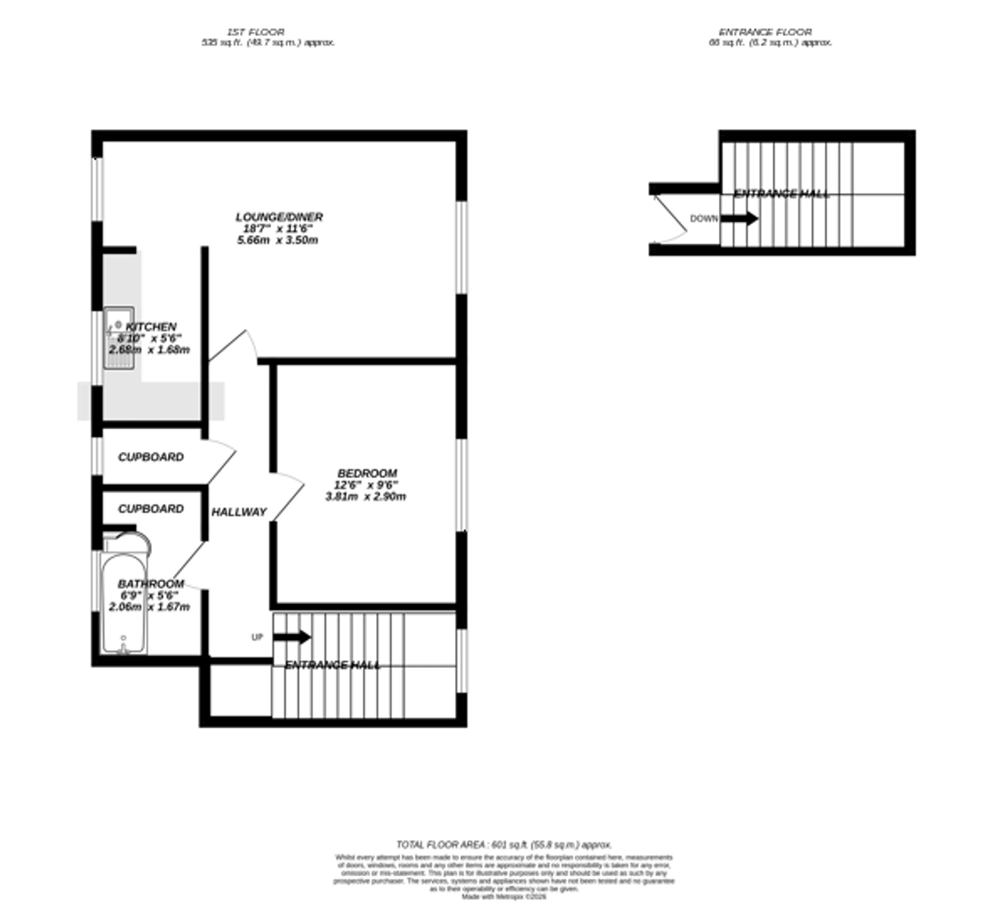 Floorplan for Uxbridge, 