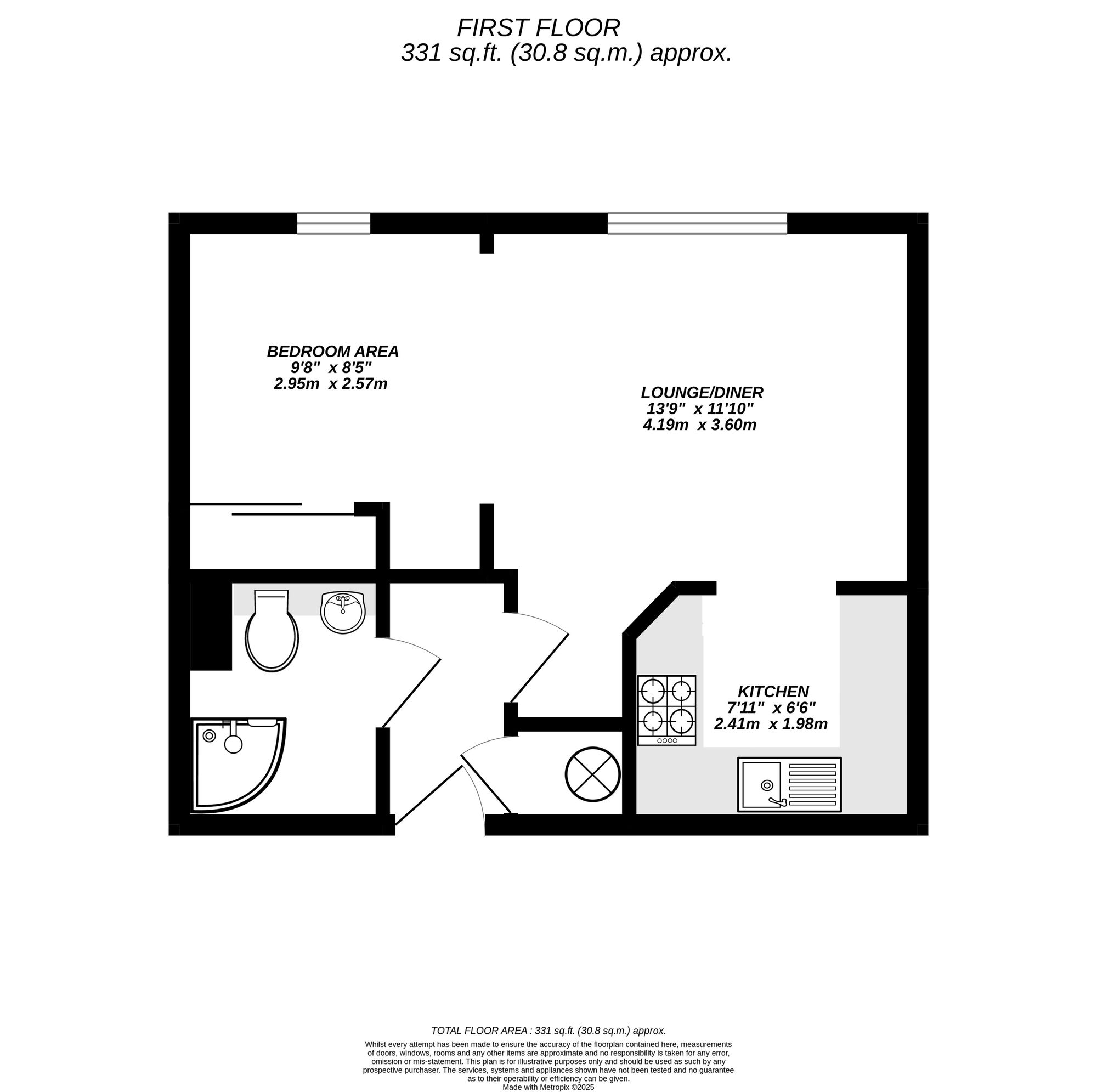 Floorplan for Uxbridge, 