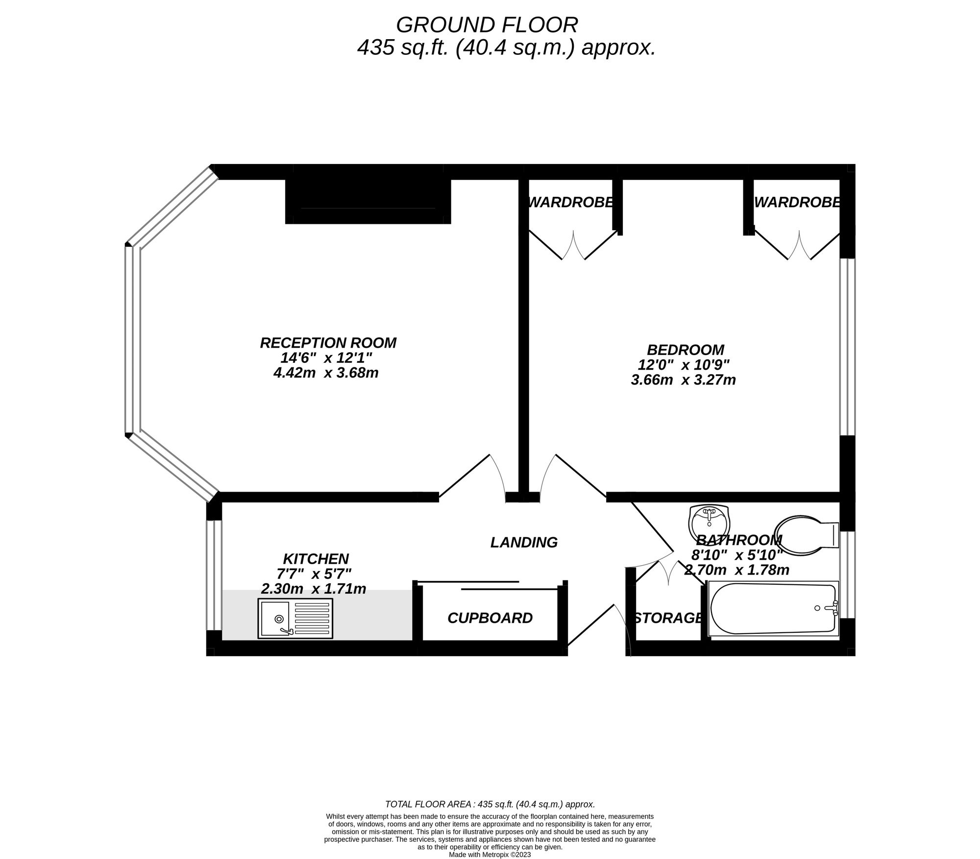 Floorplan for Uxbridge, 