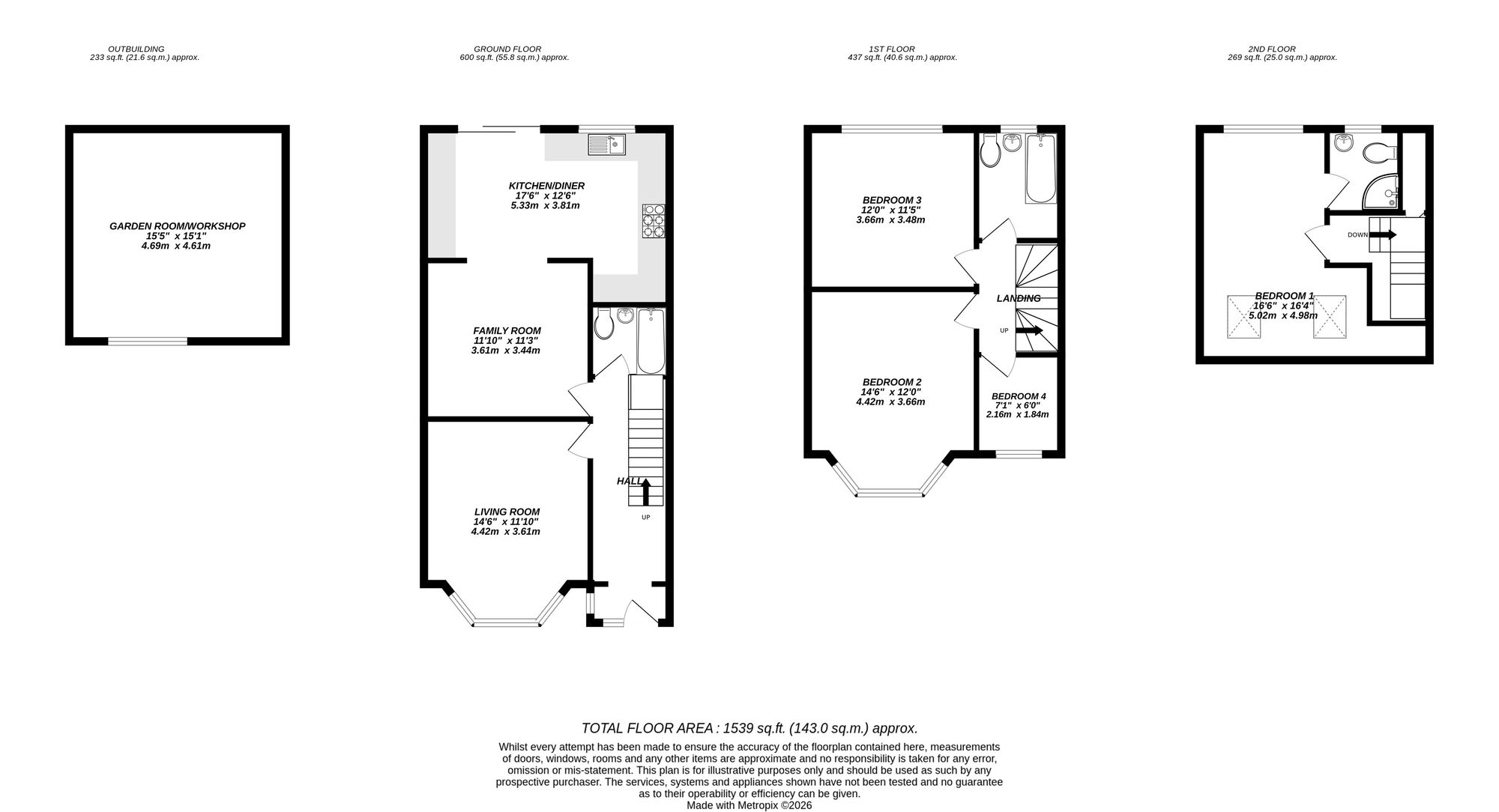 Floorplan for Uxbridge, 