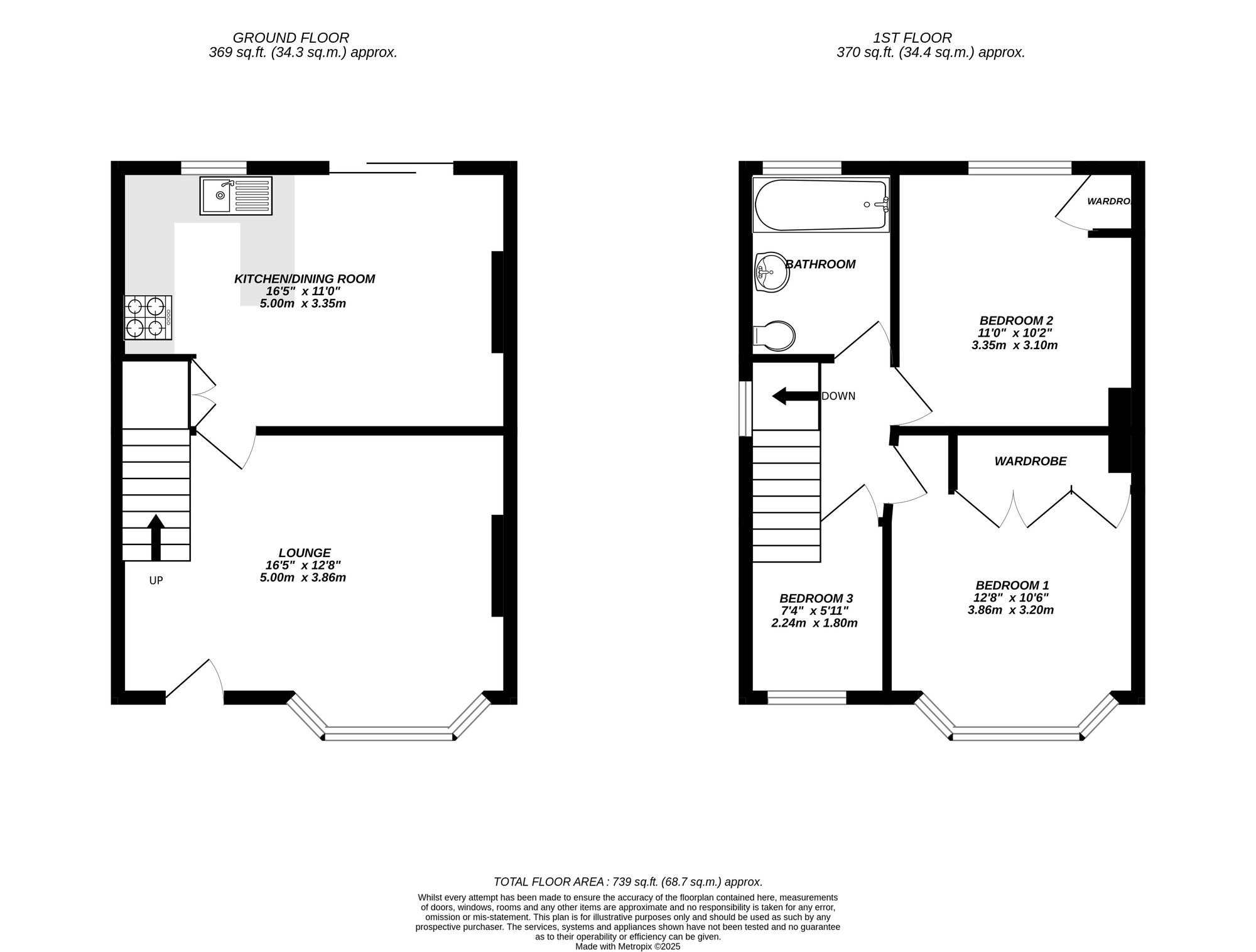 Floorplan for Uxbridge, 