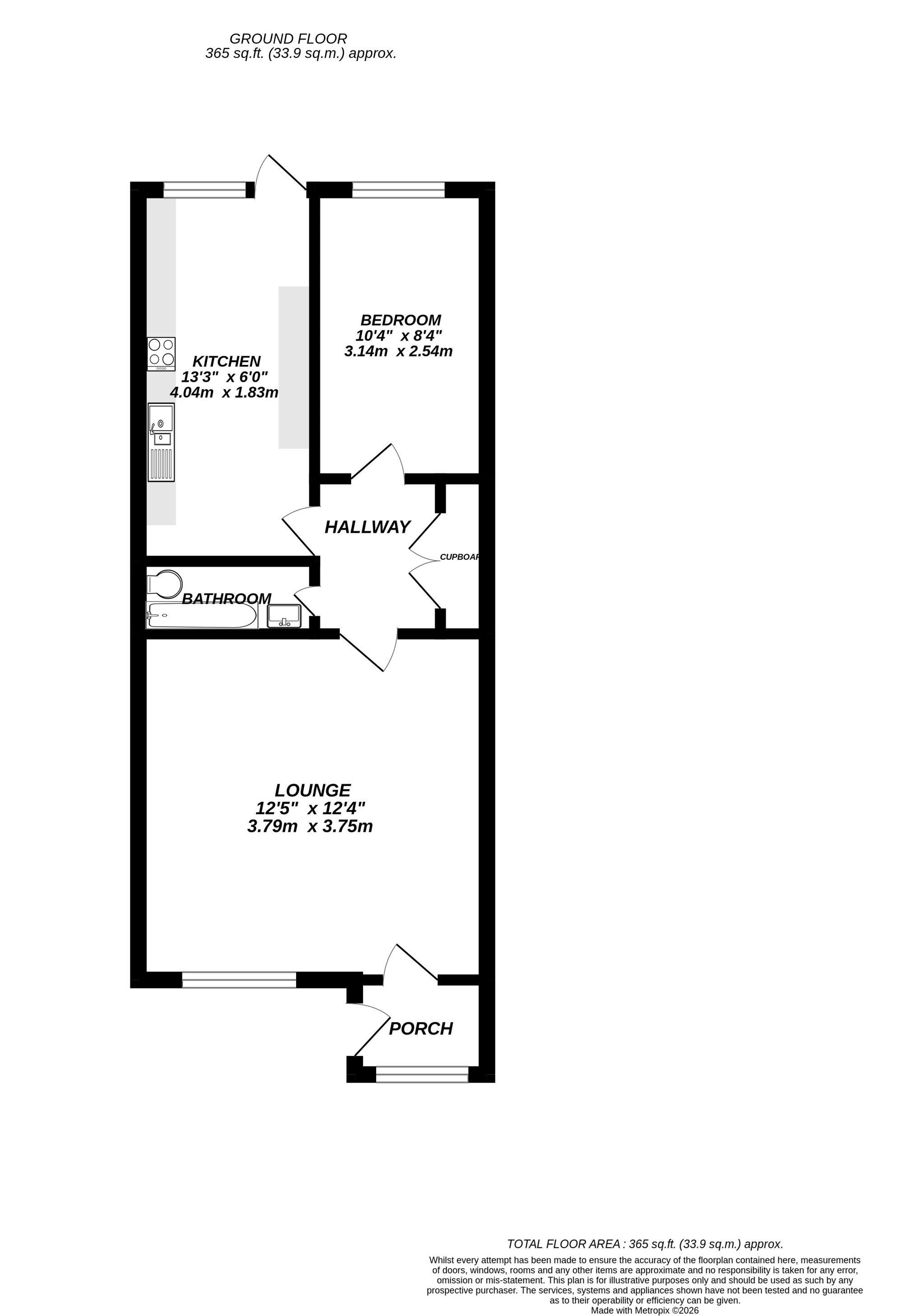 Floorplan for Hayes, Greater London