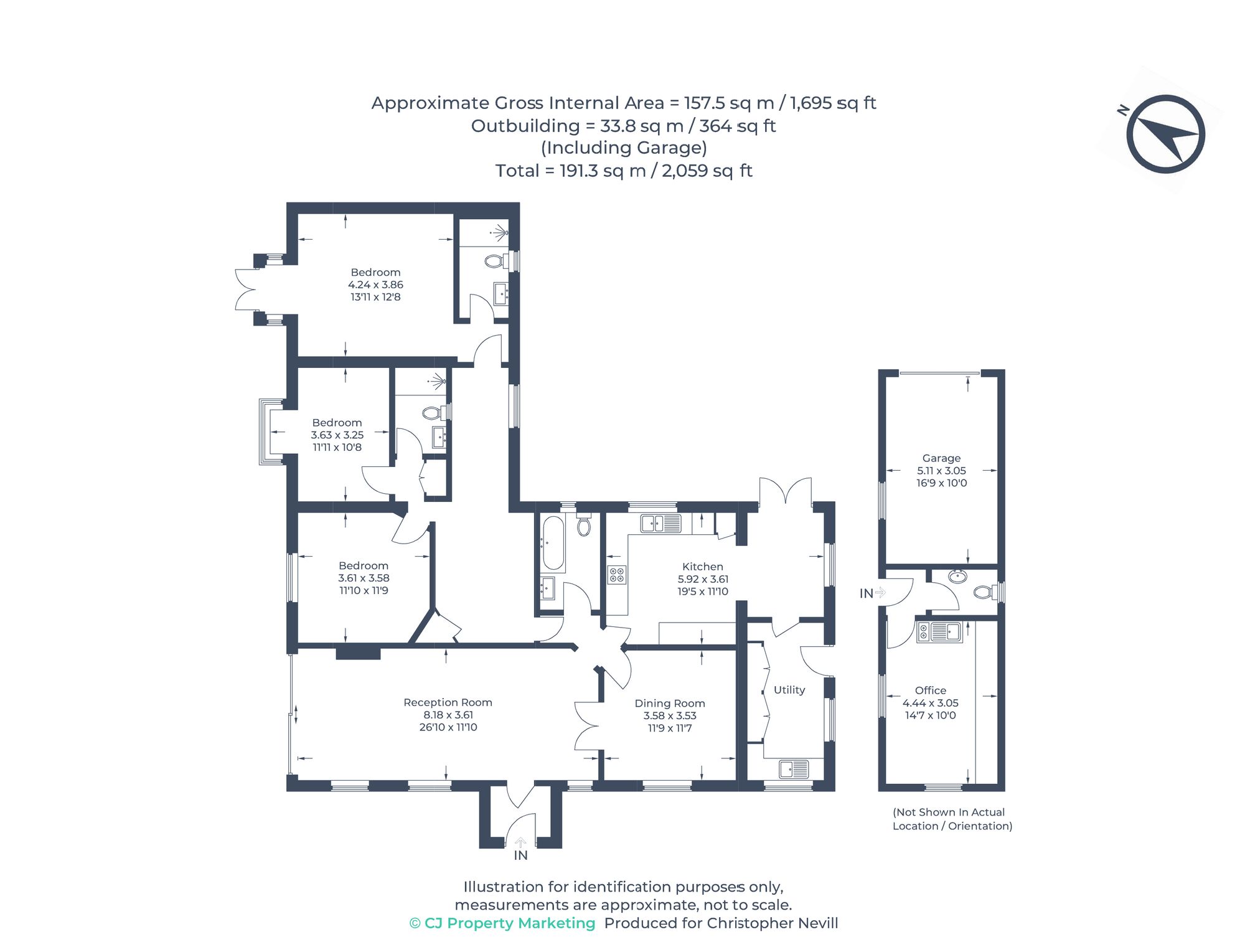 Floorplan for Uxbridge, 