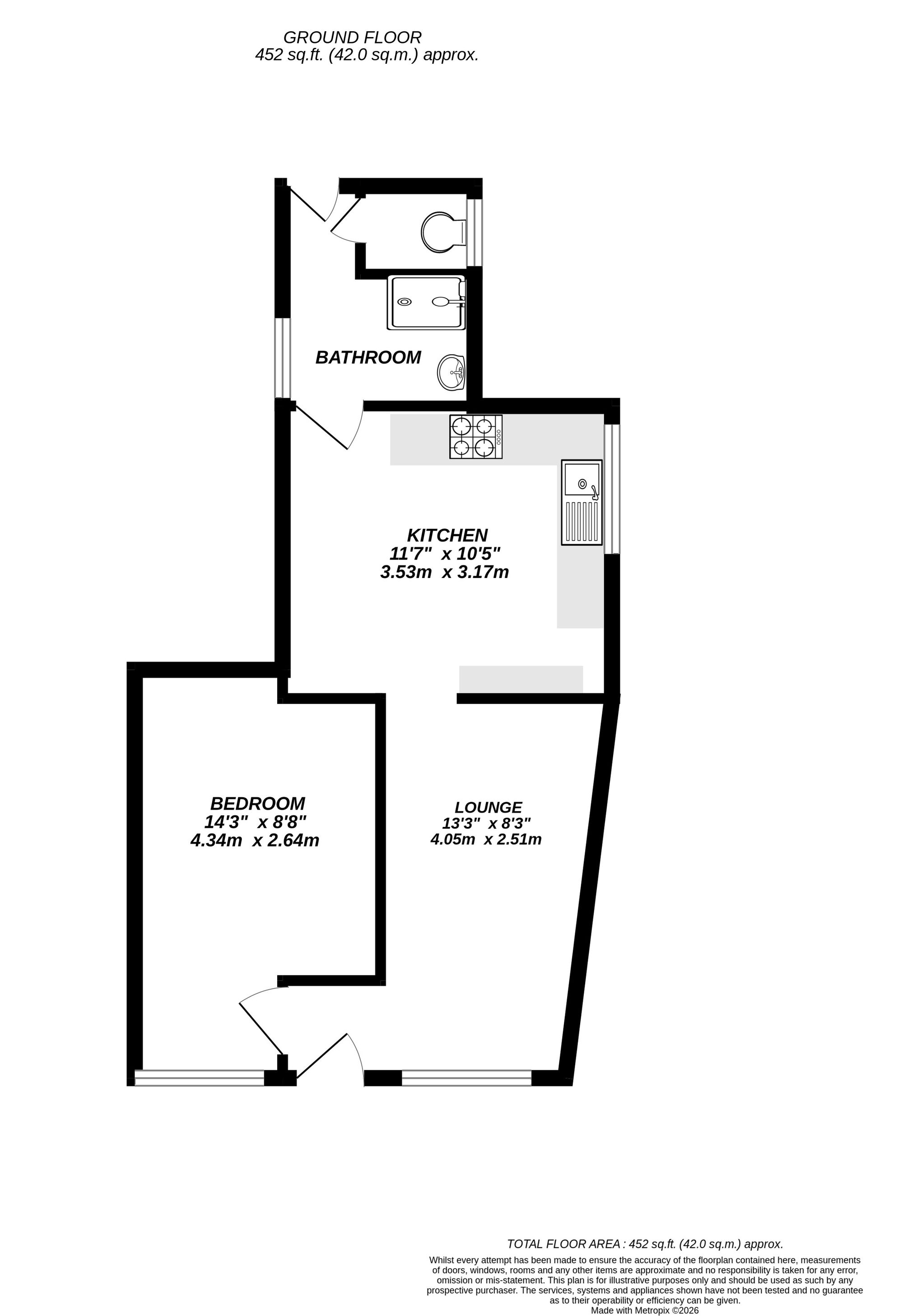 Floorplan for West Drayton, 