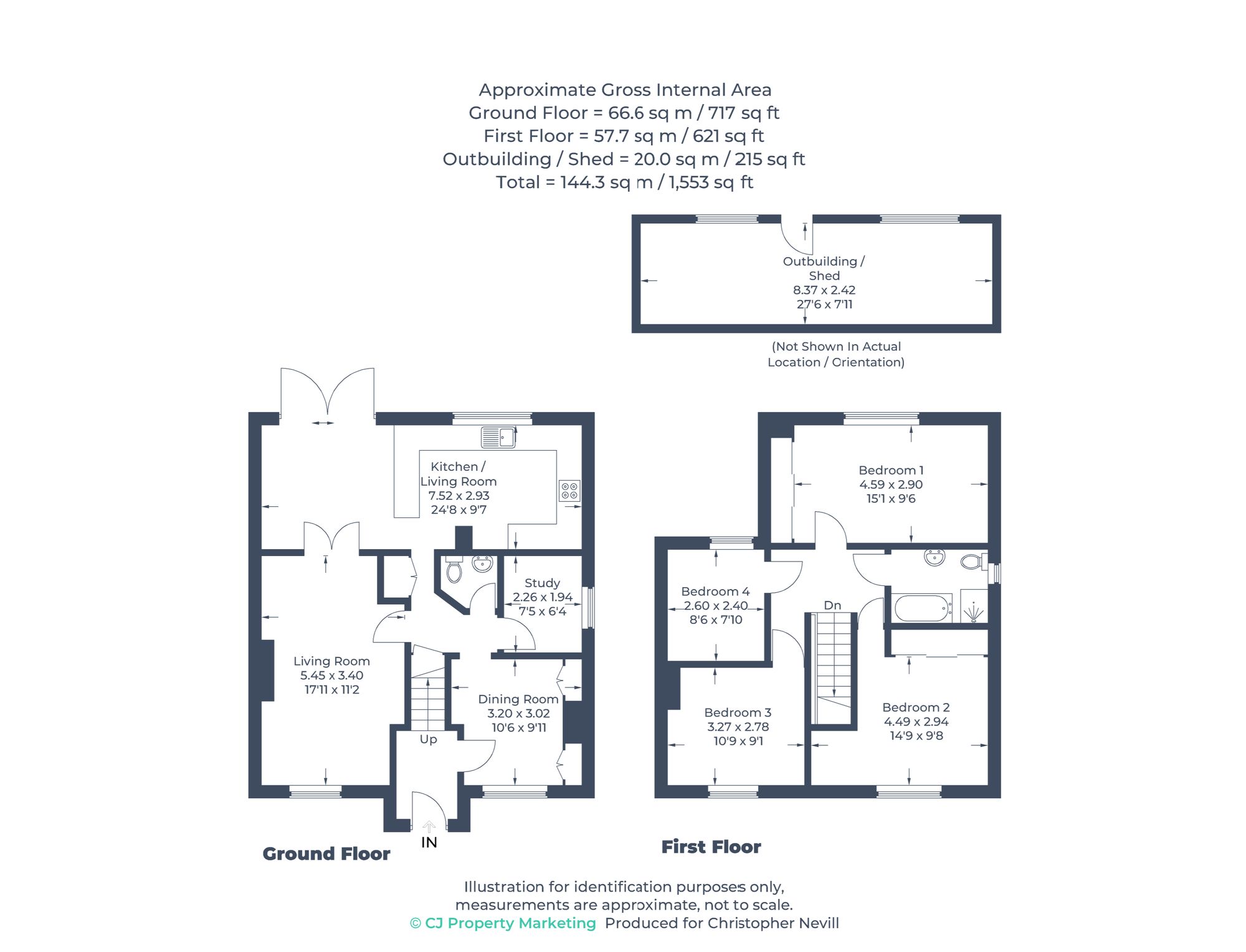 Floorplan for Uxbridge, 