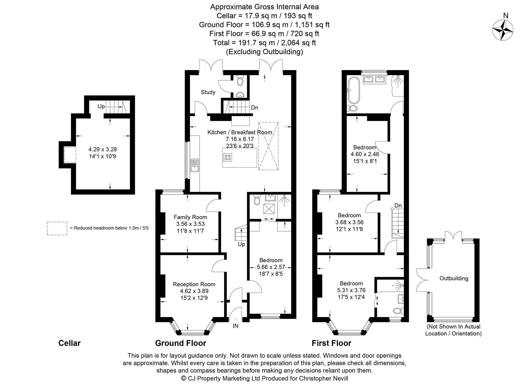 Floorplan for Uxbridge, 