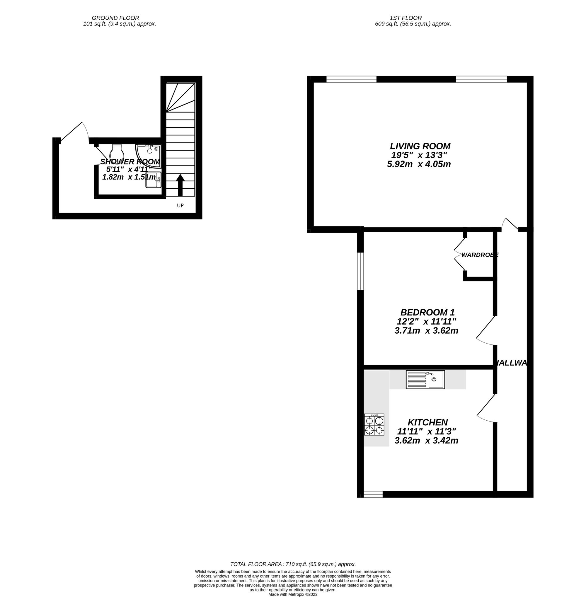Floorplan for Uxbridge, 