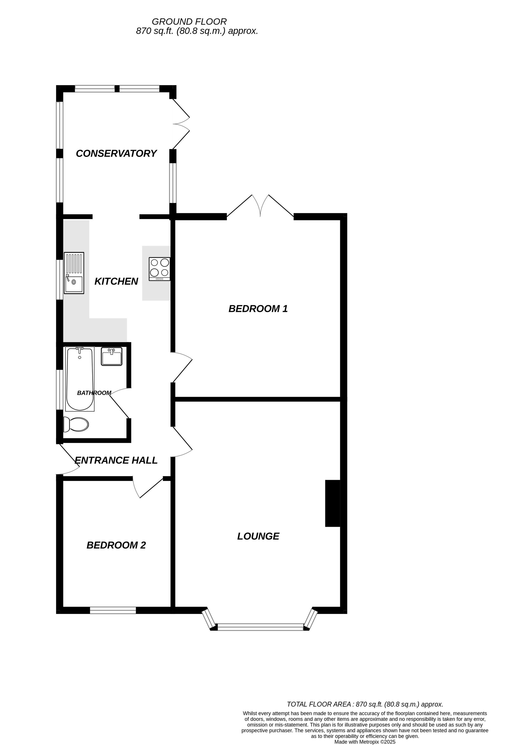 Floorplan for Ruislip, 