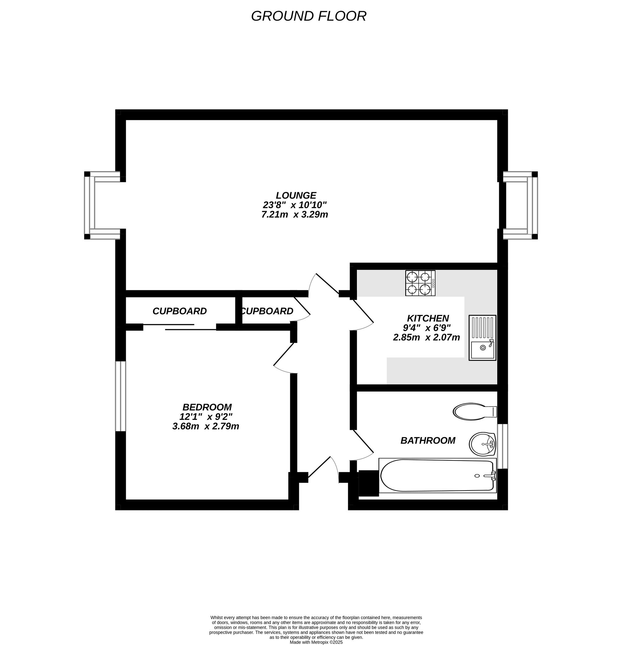Floorplan for Uxbridge, Greater London
