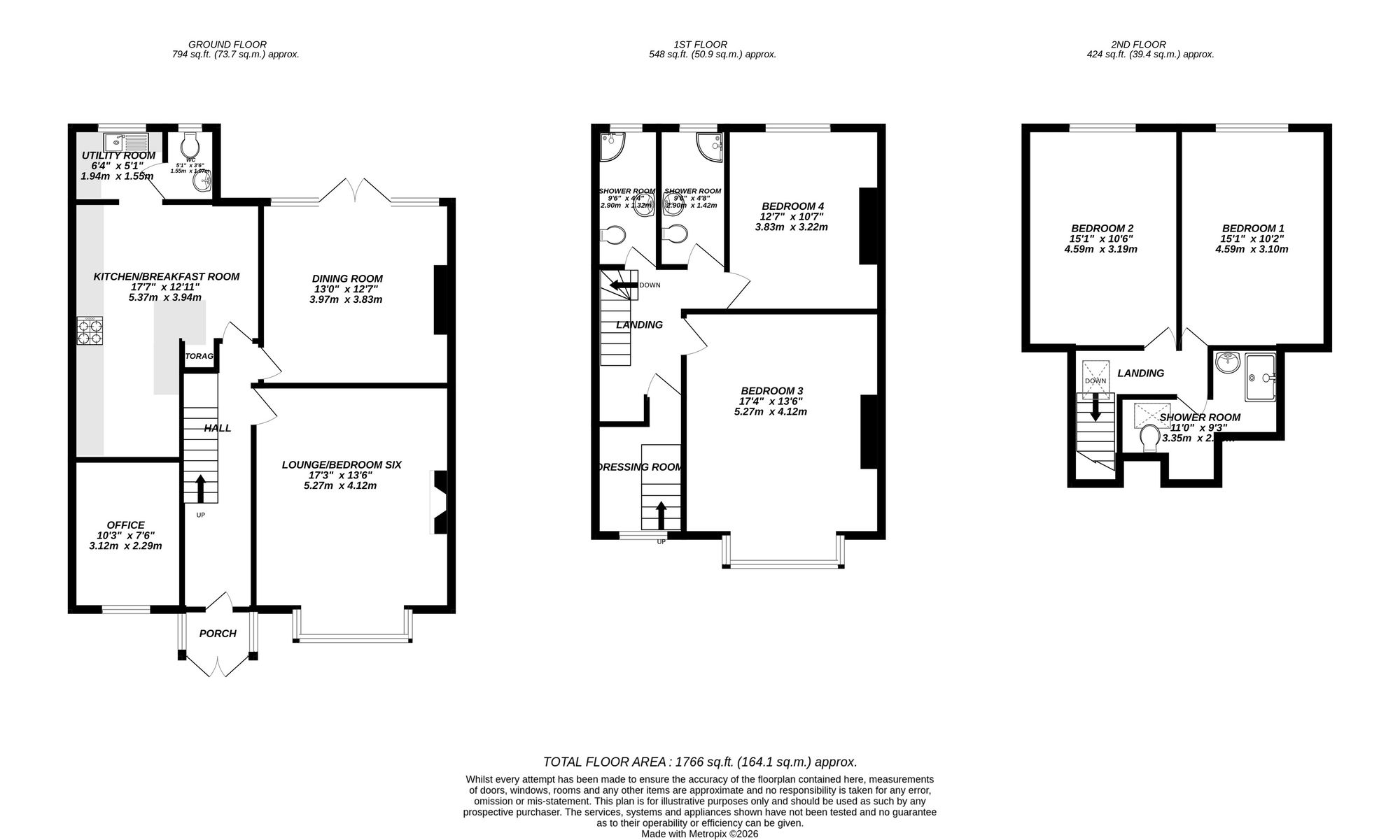 Floorplan for West Drayton, 