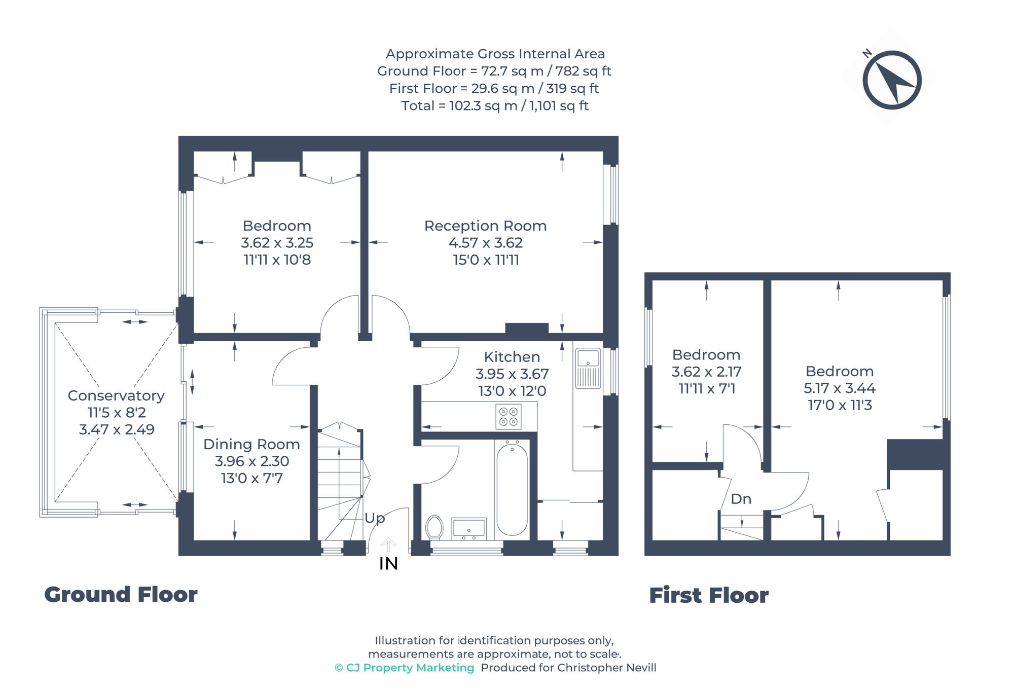 Floorplan for Uxbridge, 