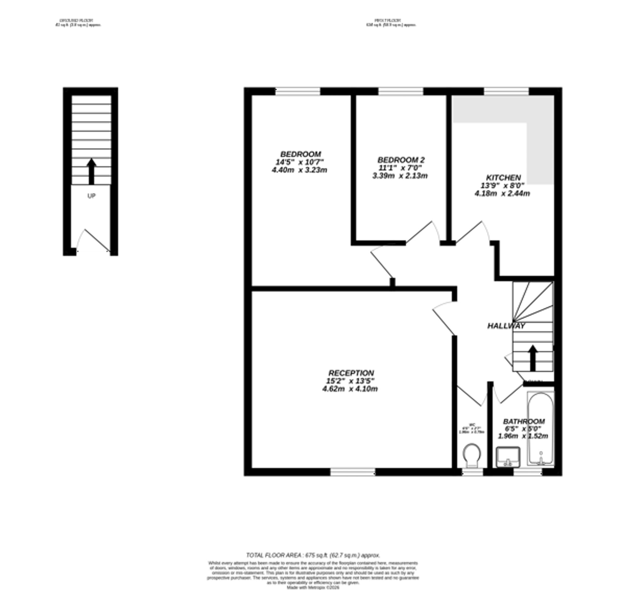 Floorplan for Uxbridge, 