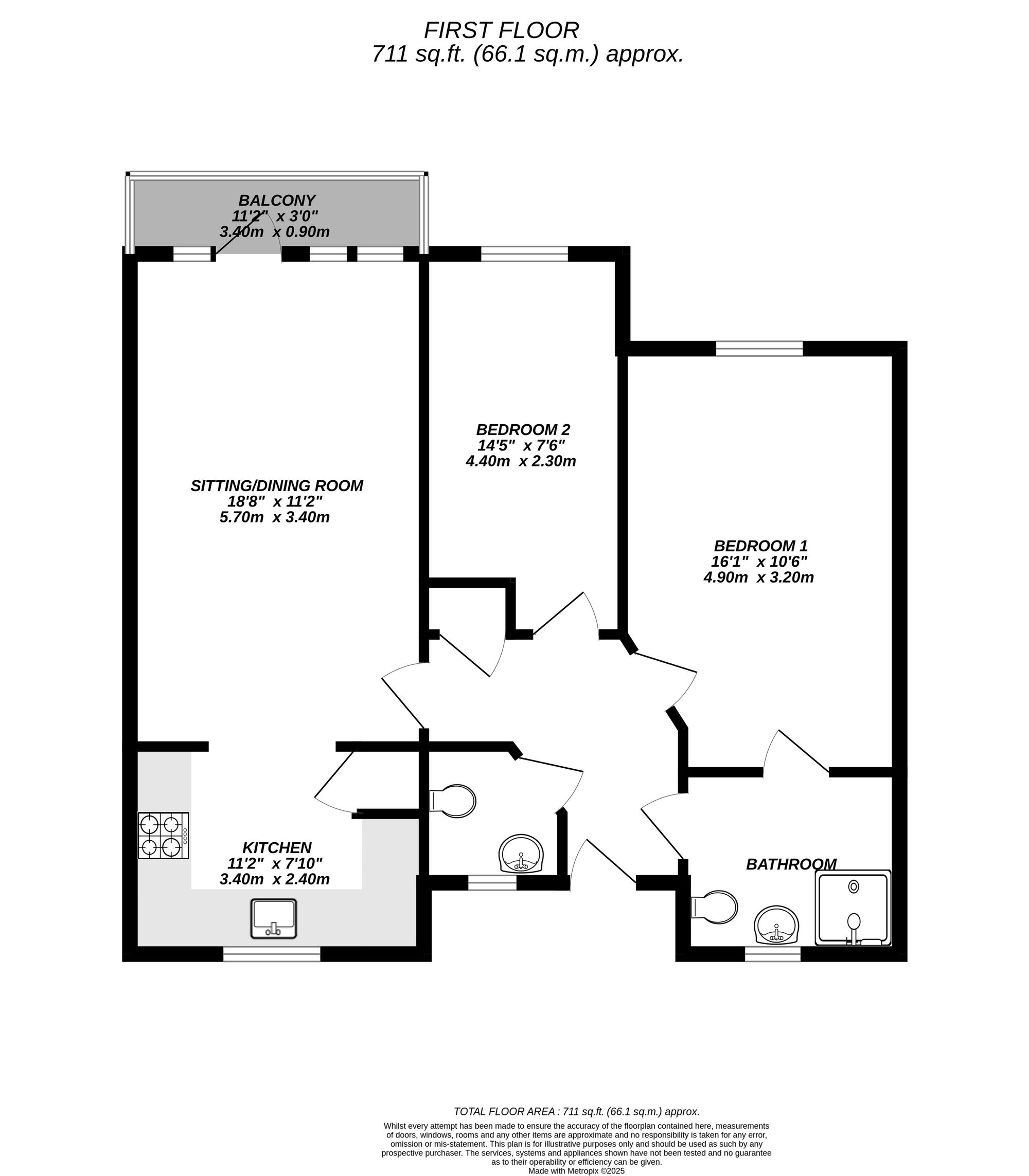 Floorplan for Uxbridge, 