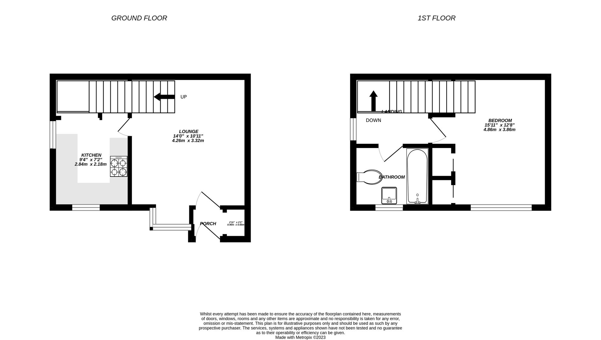 Floorplan for West Drayton, 