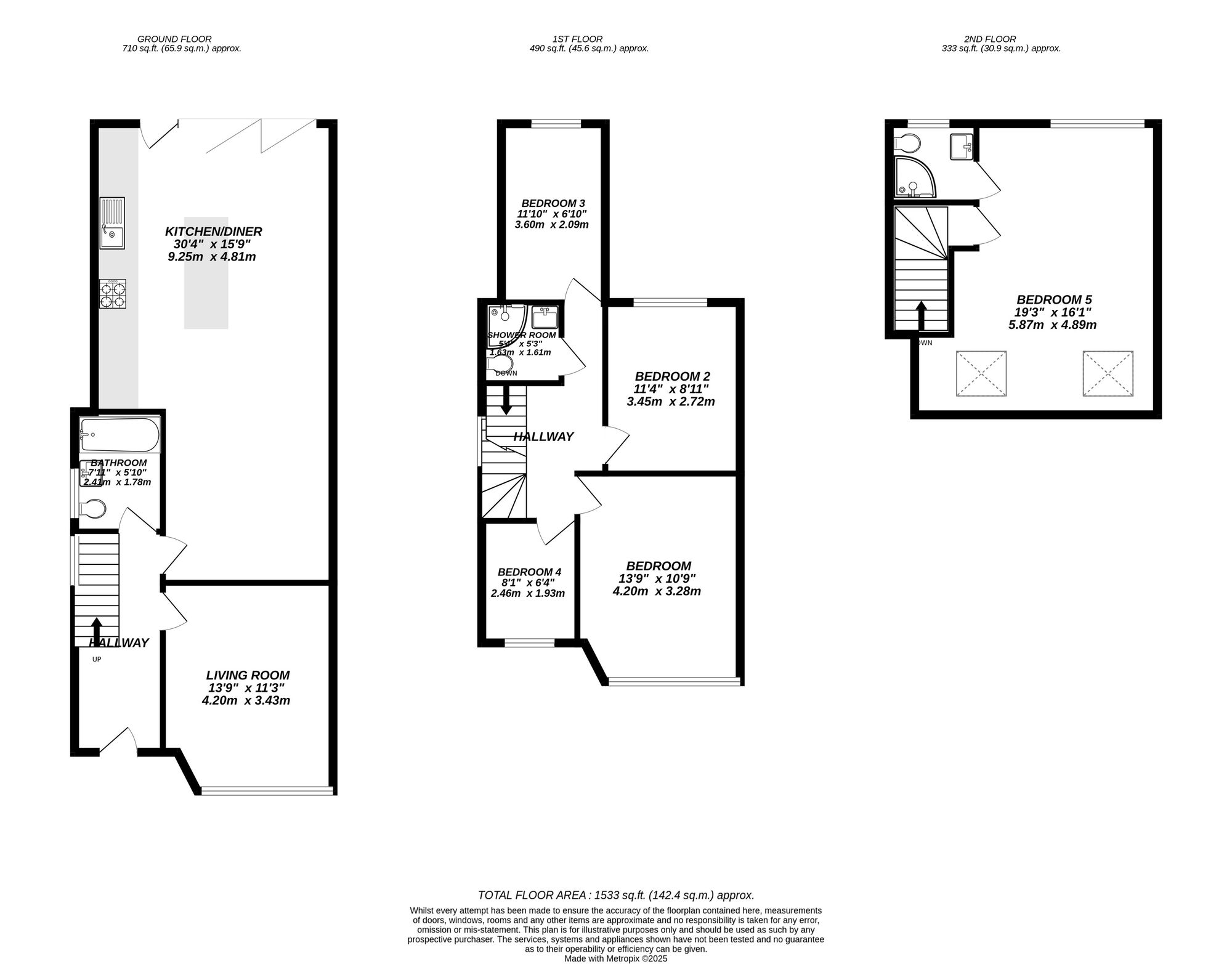 Floorplan for Uxbridge, 