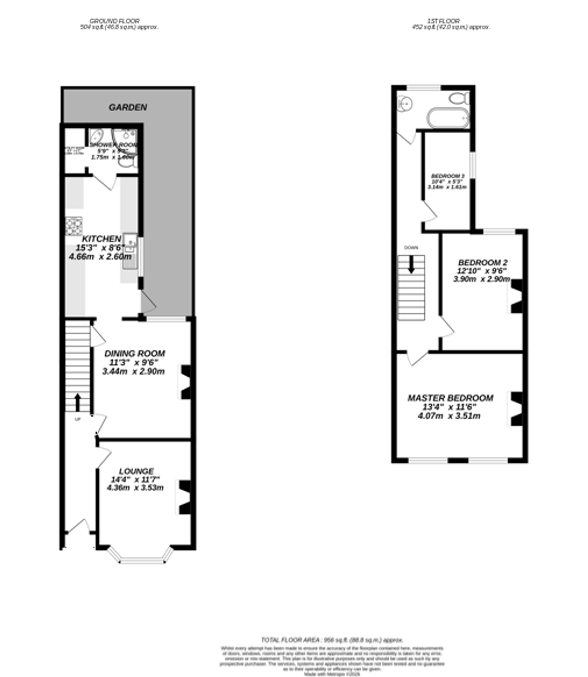 Floorplan for Uxbridge, 