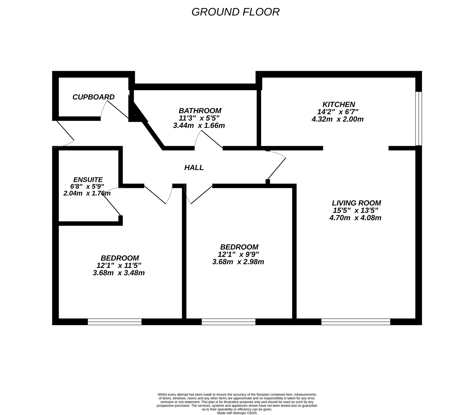 Floorplan for Uxbridge, 