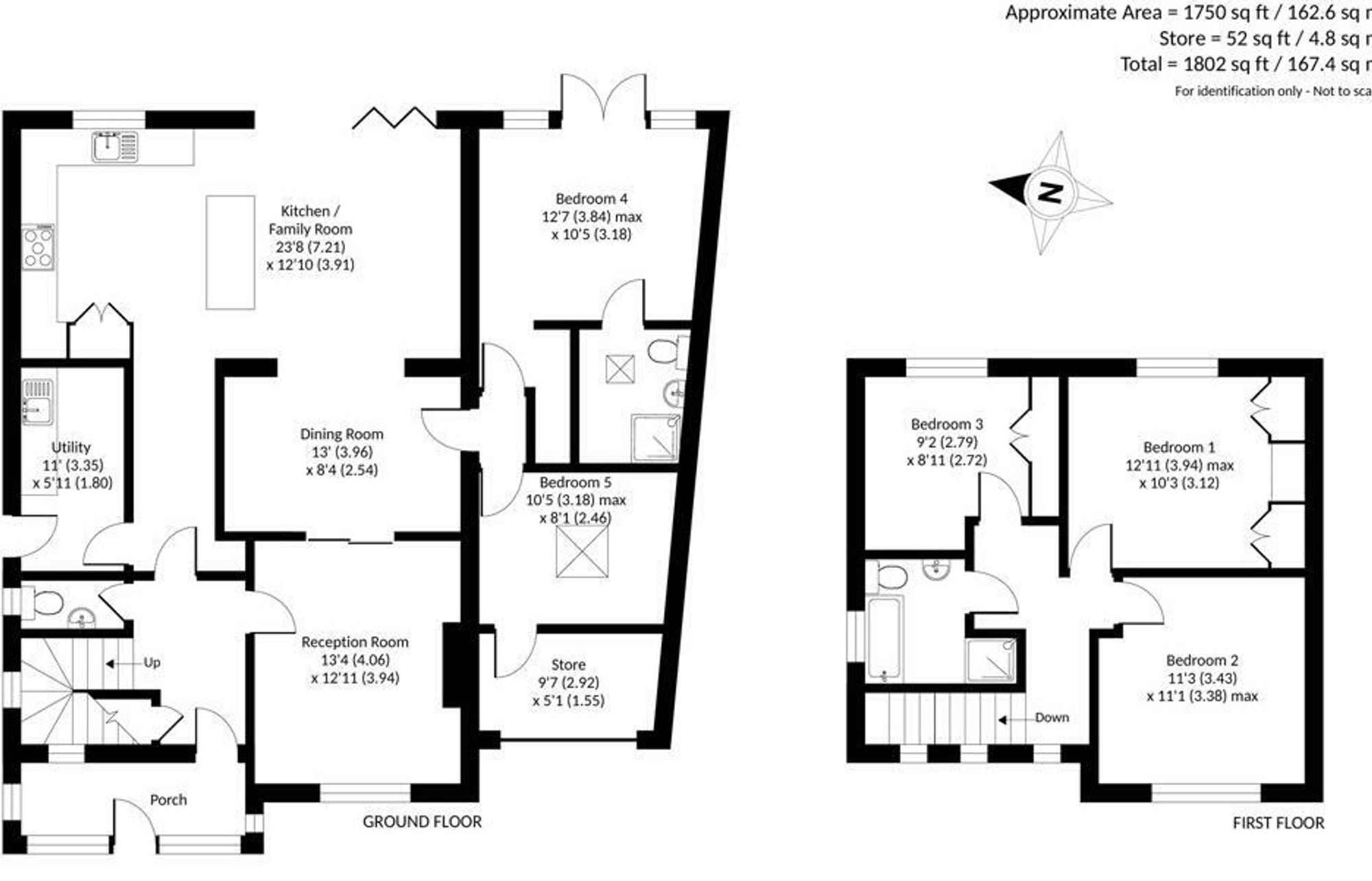 Floorplan for Uxbridge, 