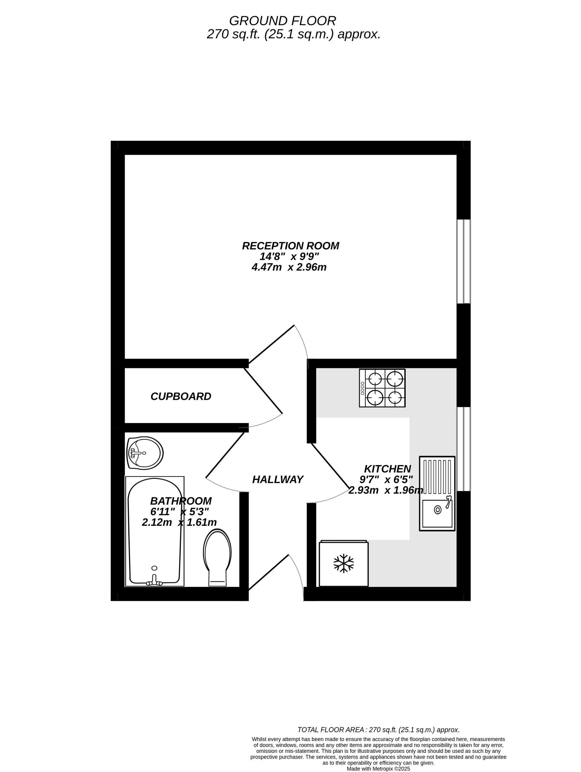 Floorplan for Uxbridge, 