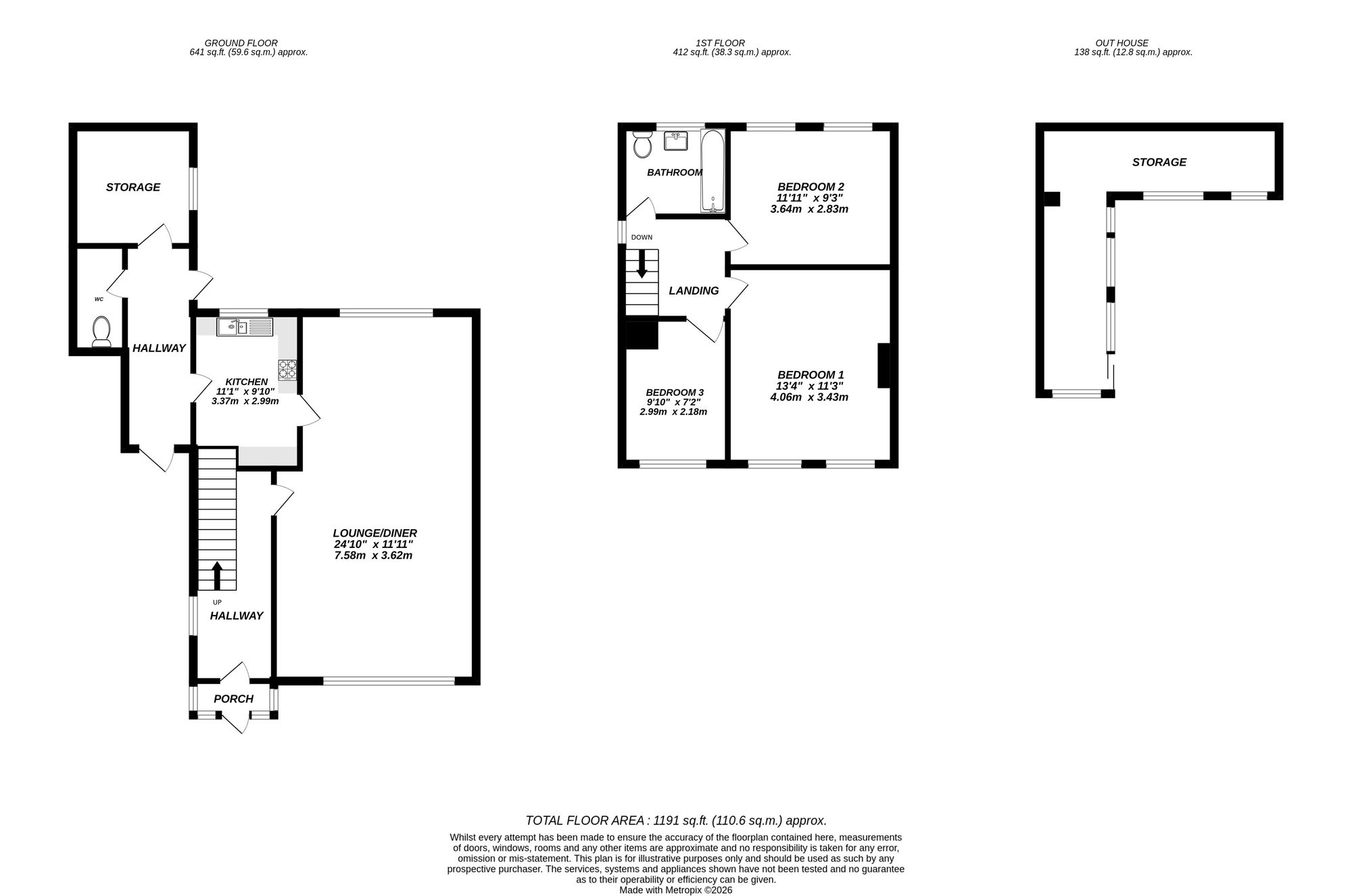 Floorplan for Uxbridge, 