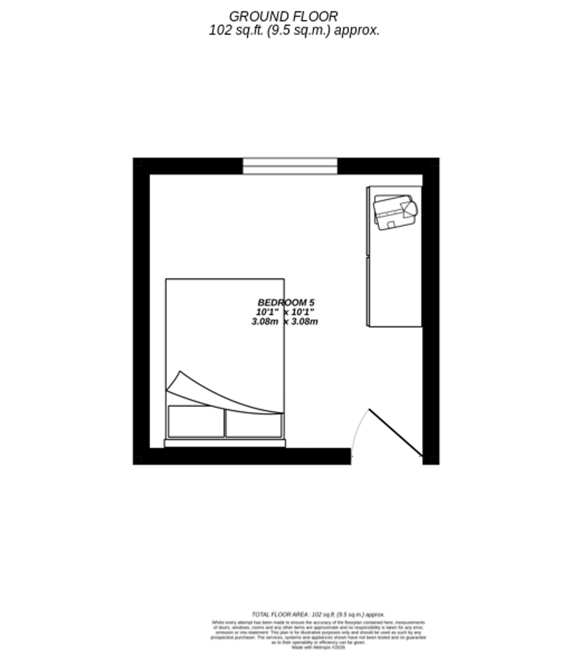Floorplan for Uxbridge, 