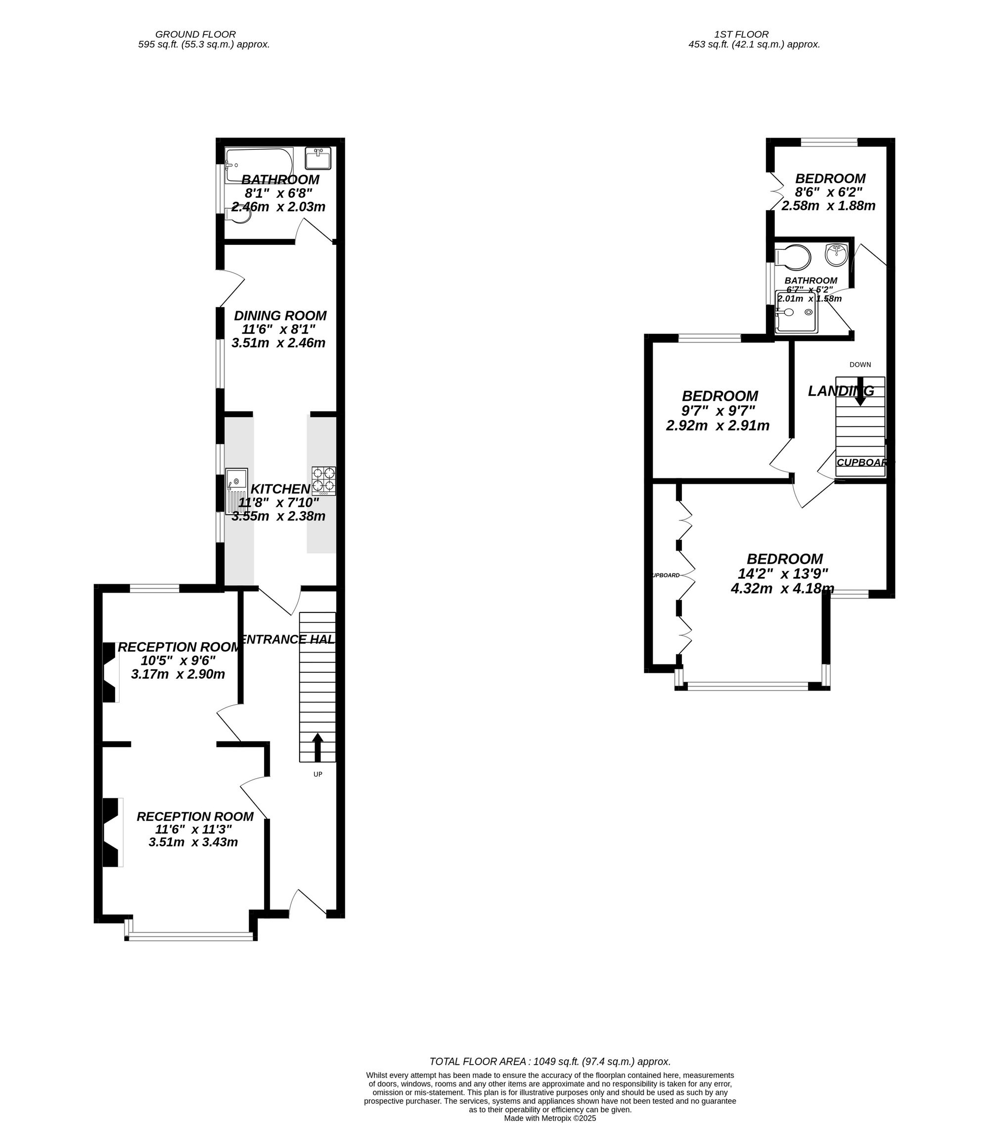 Floorplan for Uxbridge, 