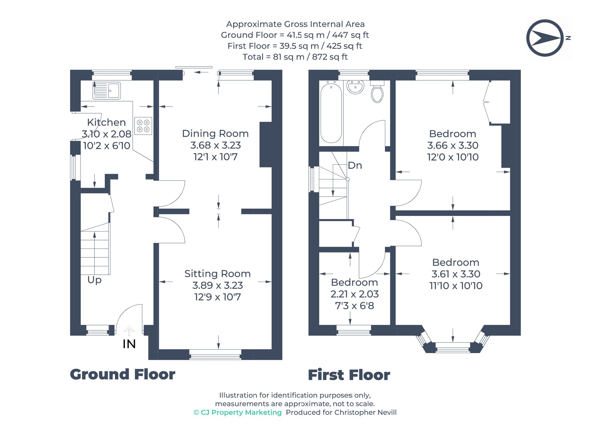Floorplan for Uxbridge, 