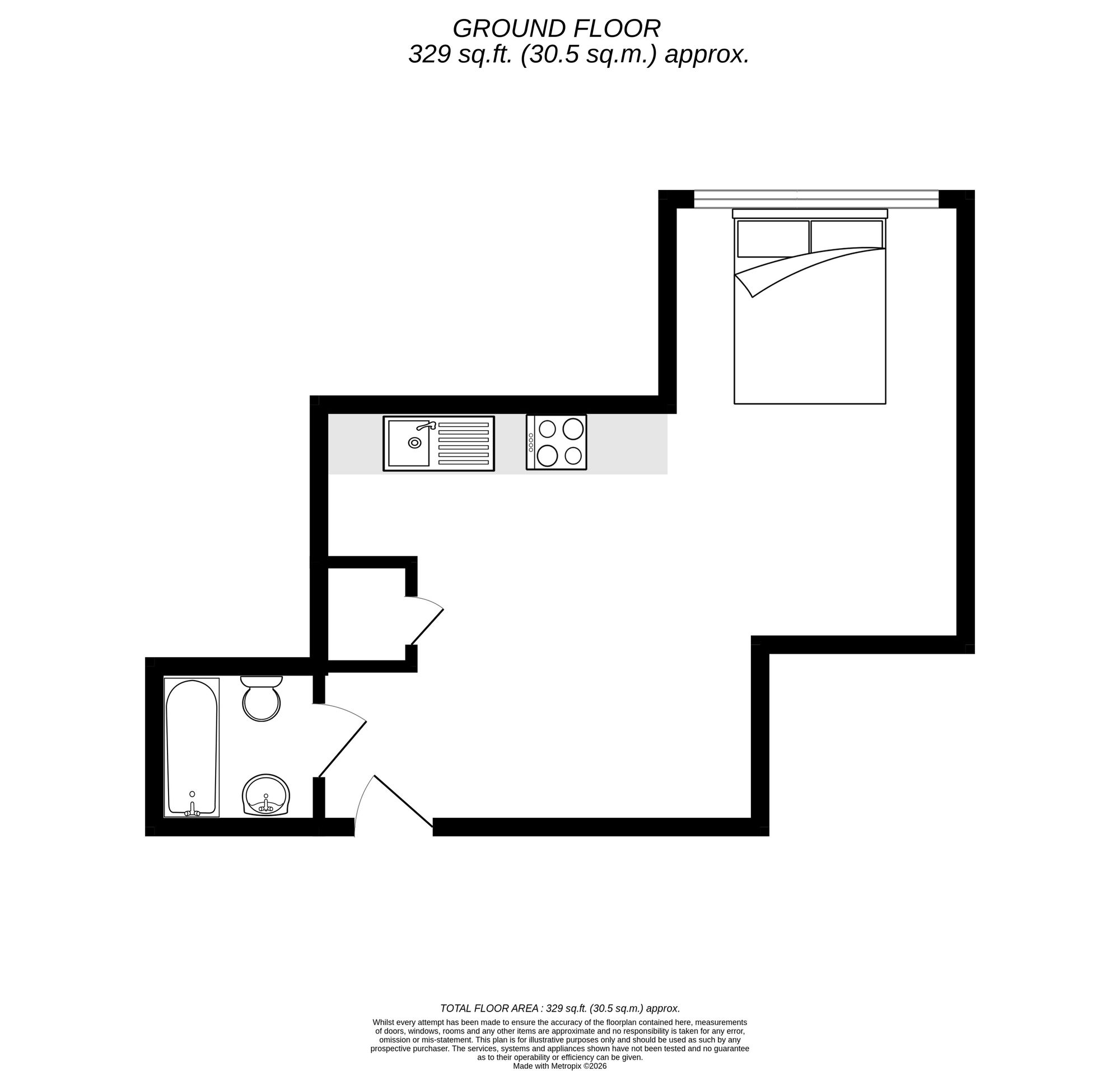 Floorplan for Uxbridge, 