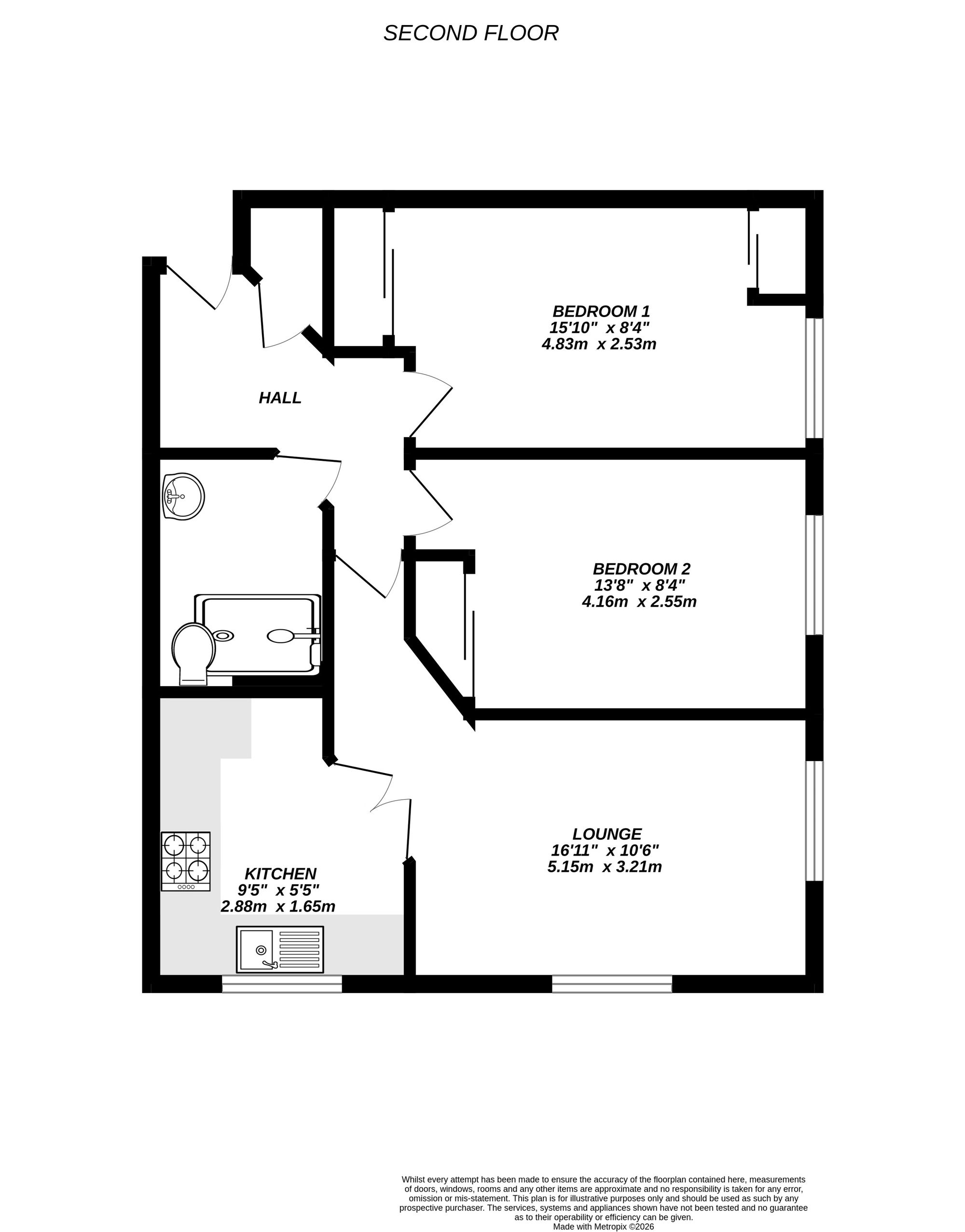 Floorplan for Uxbridge, 