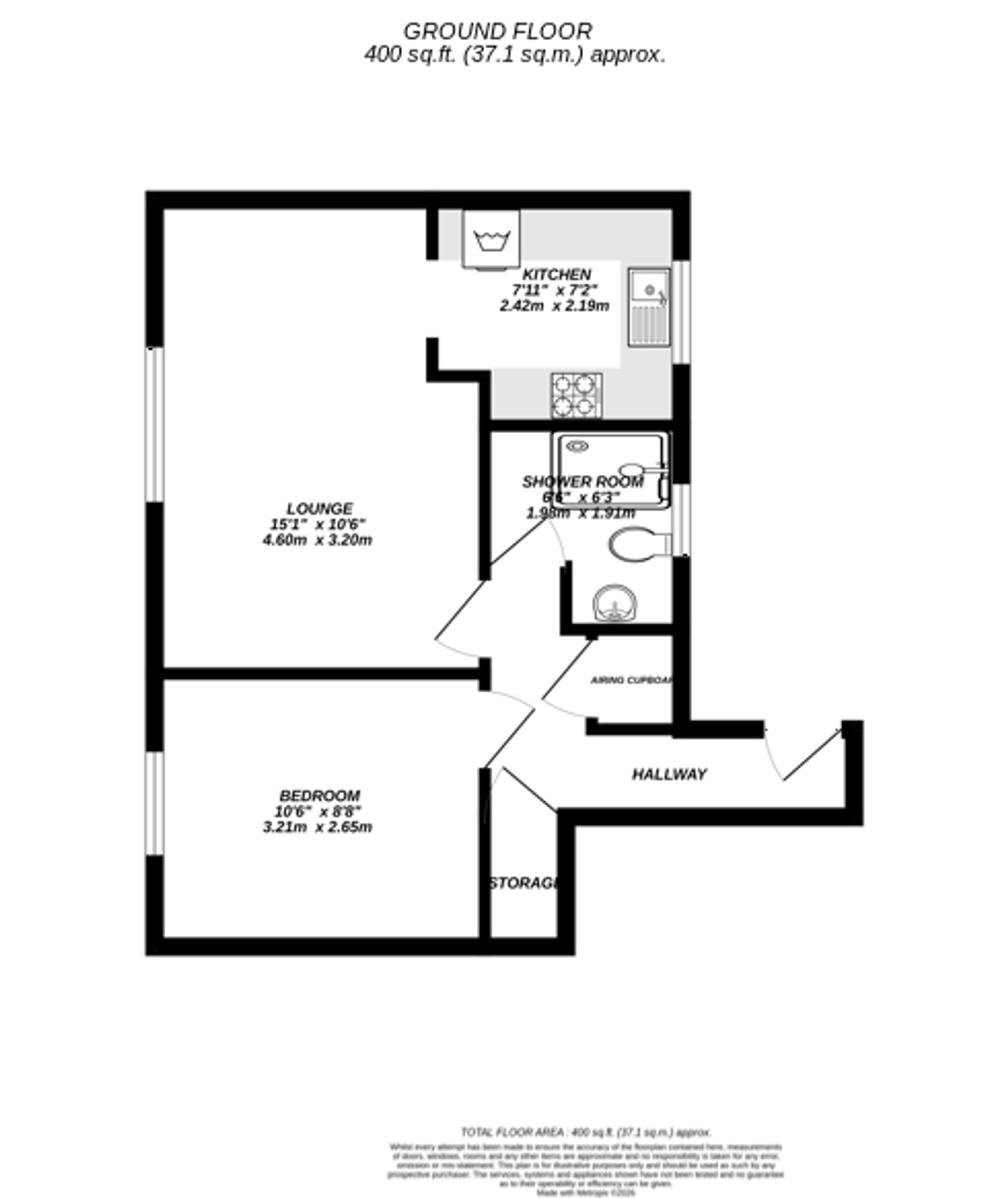 Floorplan for Uxbridge, 