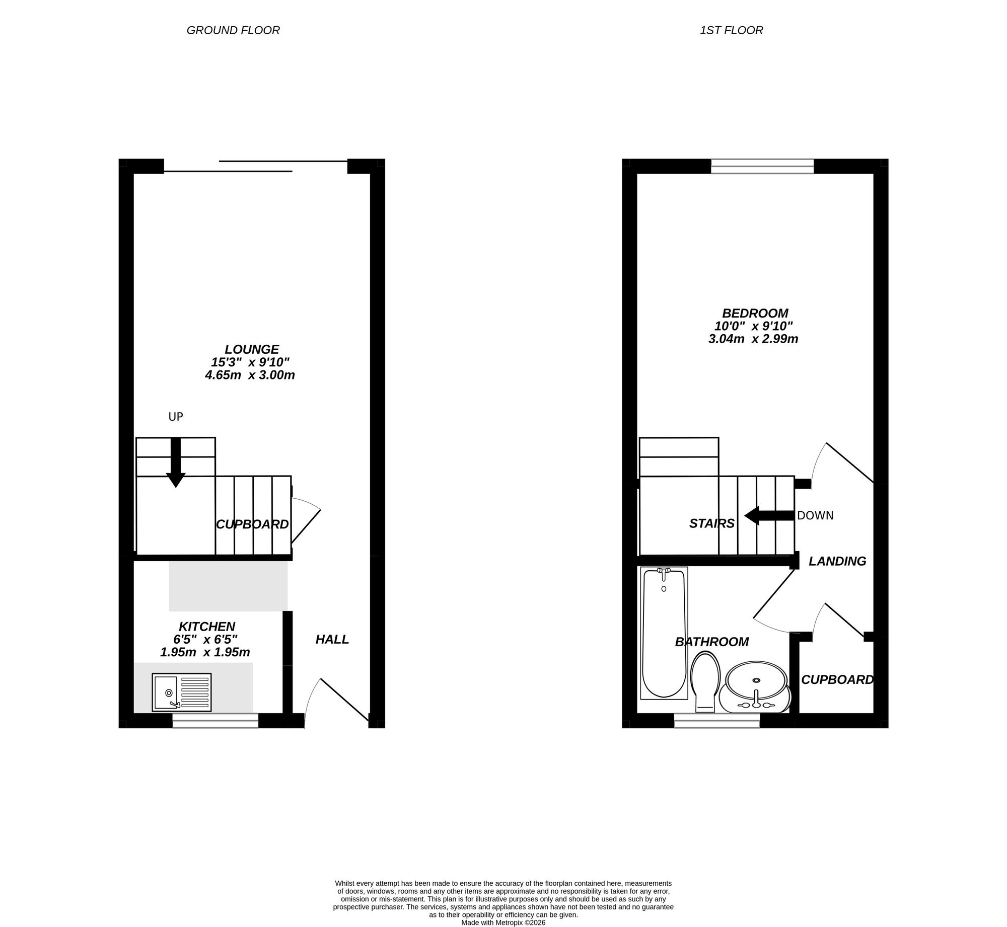 Floorplan for Uxbridge, 