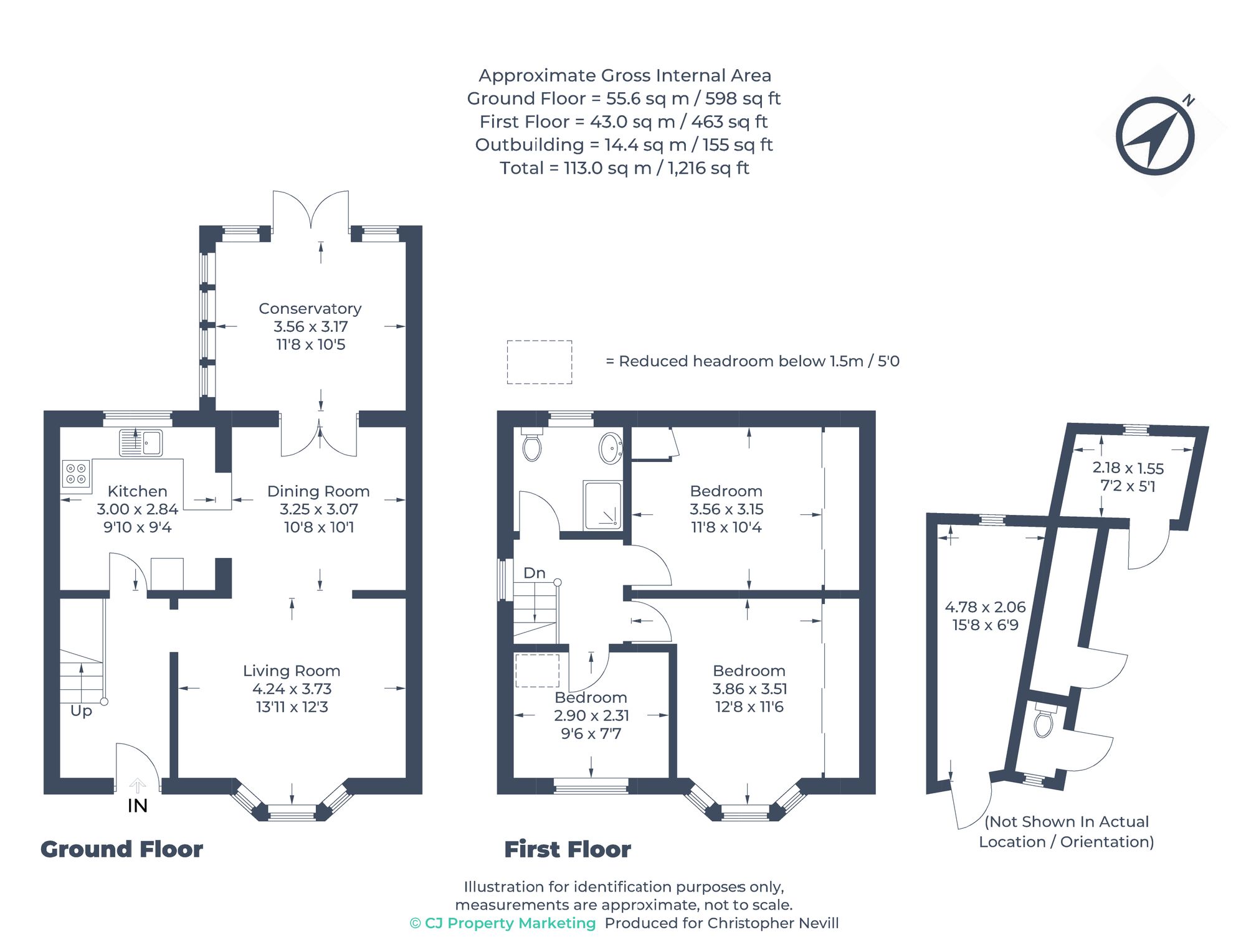 Floorplan for Uxbridge, 