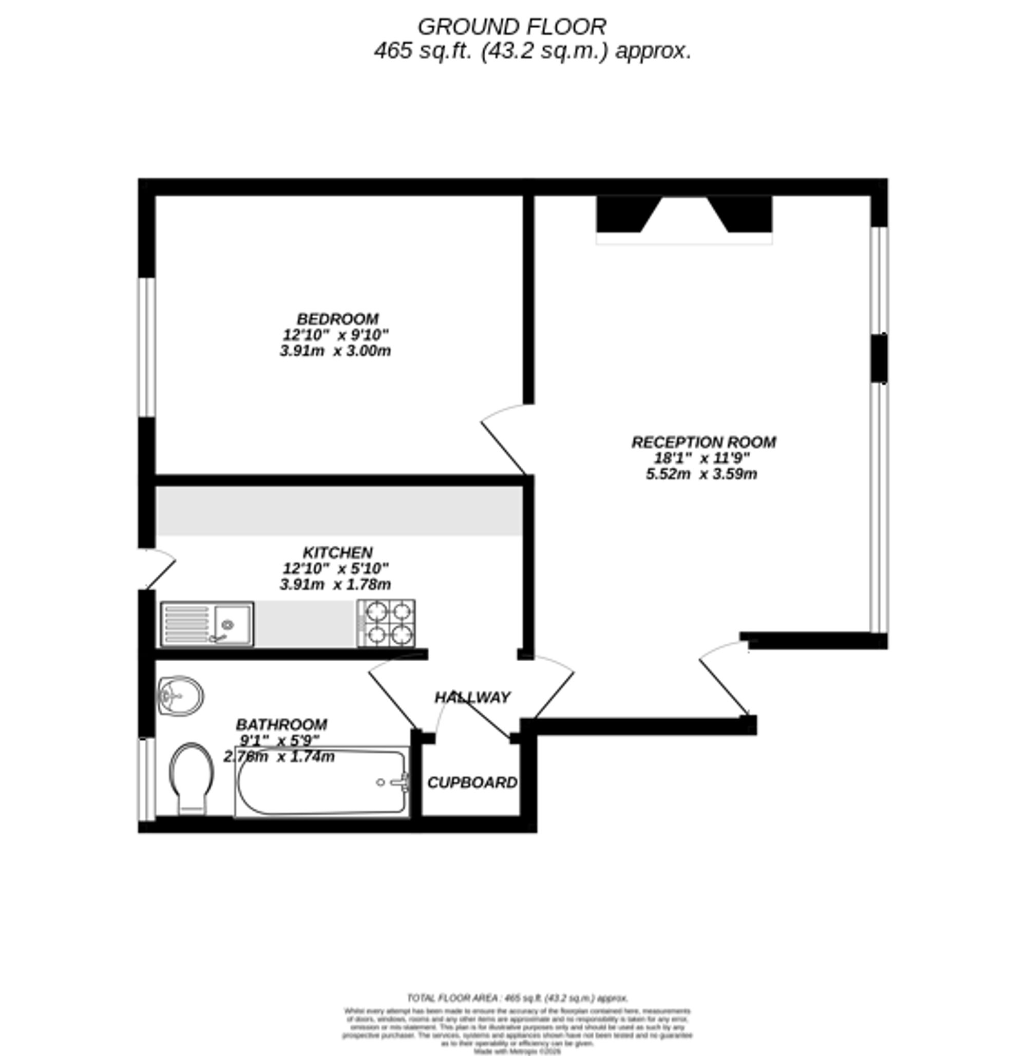 Floorplan for Uxbridge, 