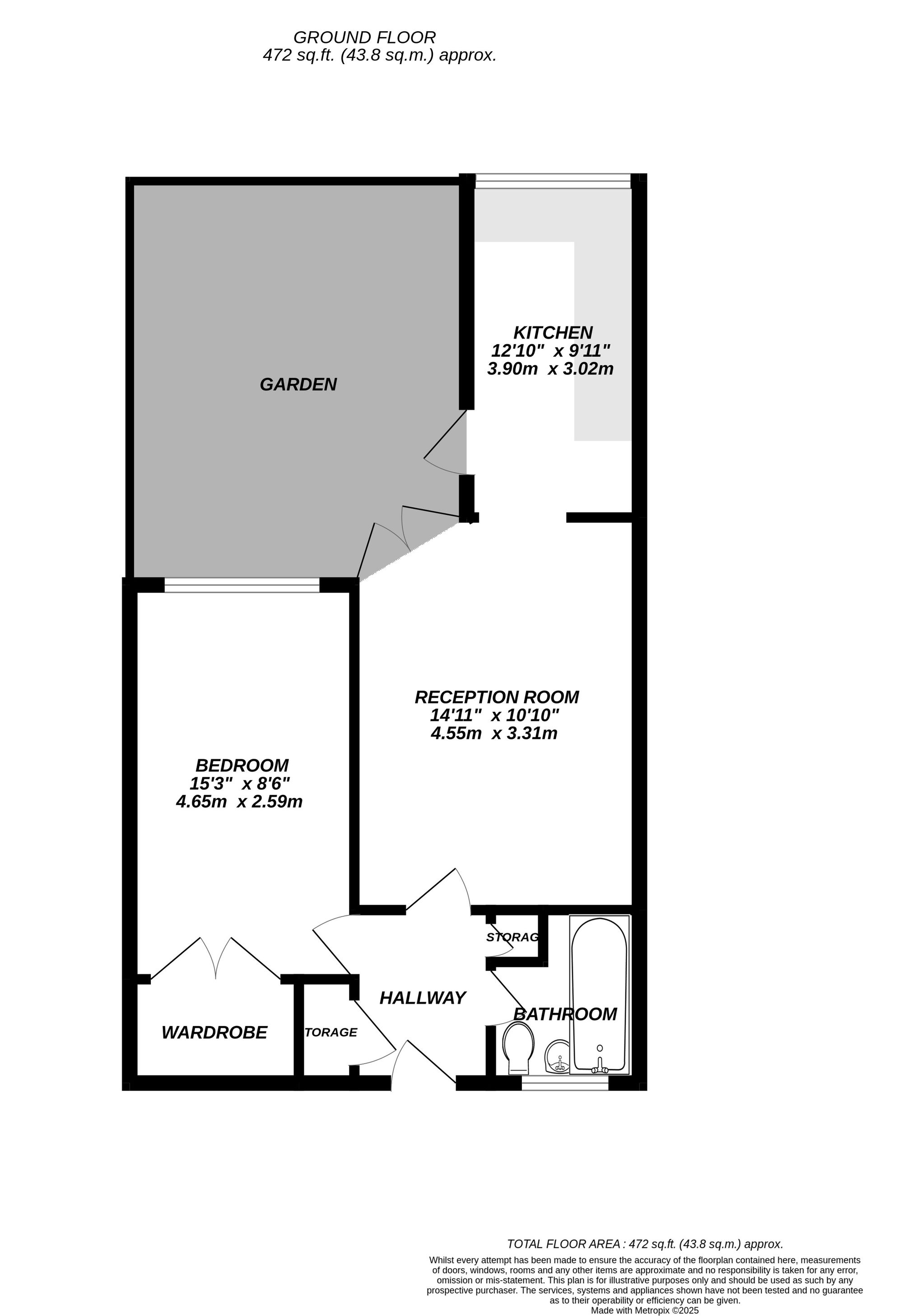 Floorplan for Uxbridge, 