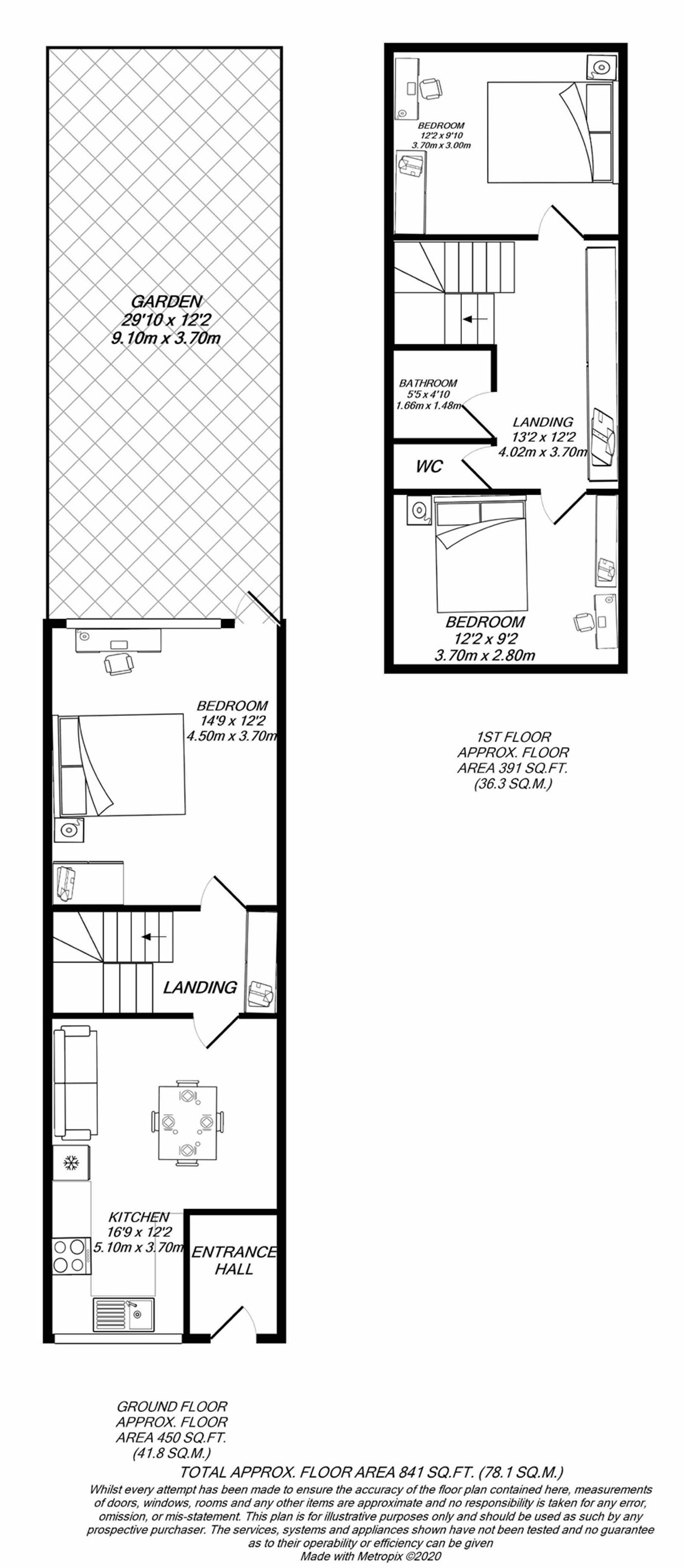 Floorplan for Uxbridge, 