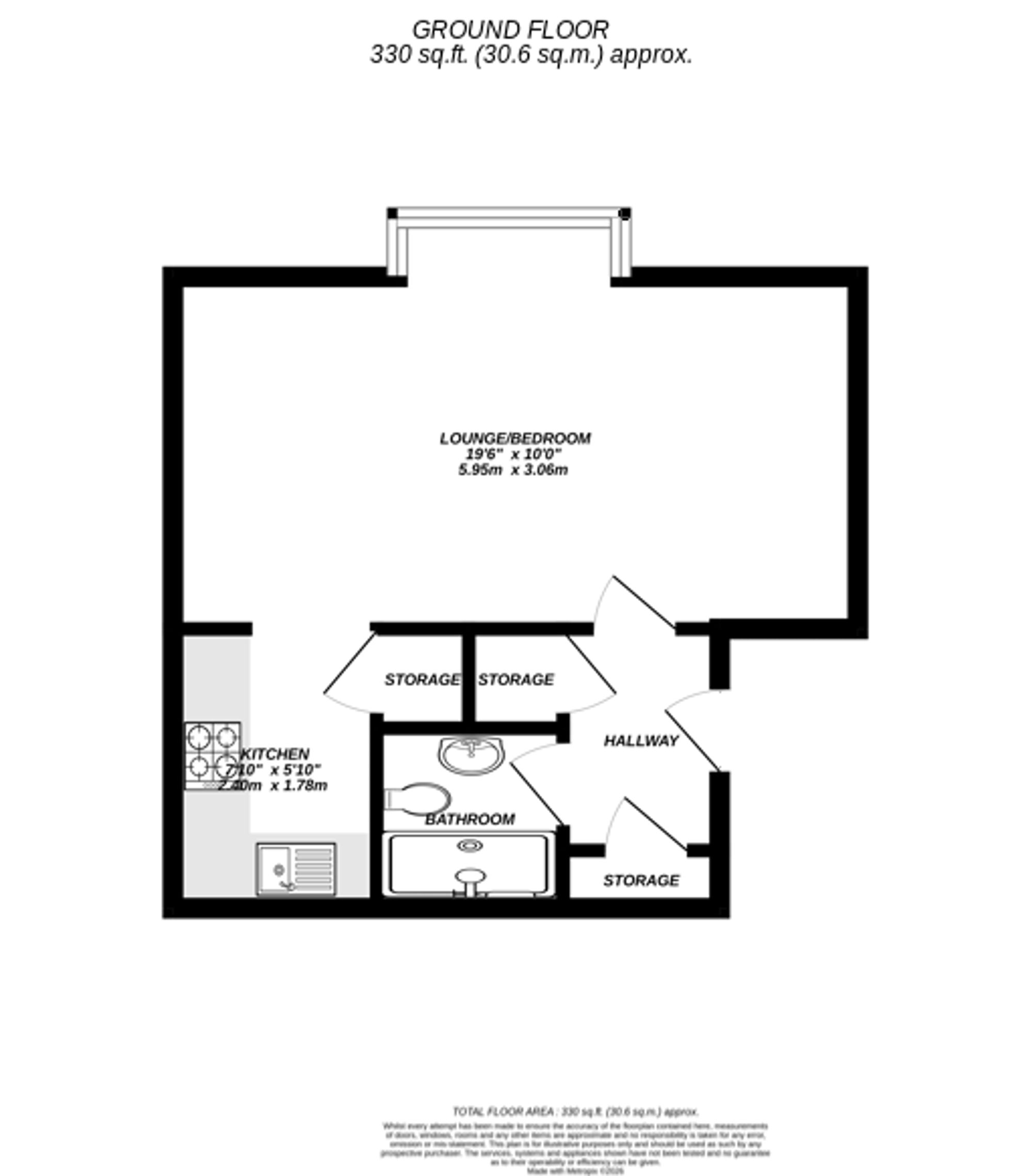 Floorplan for Uxbridge, 