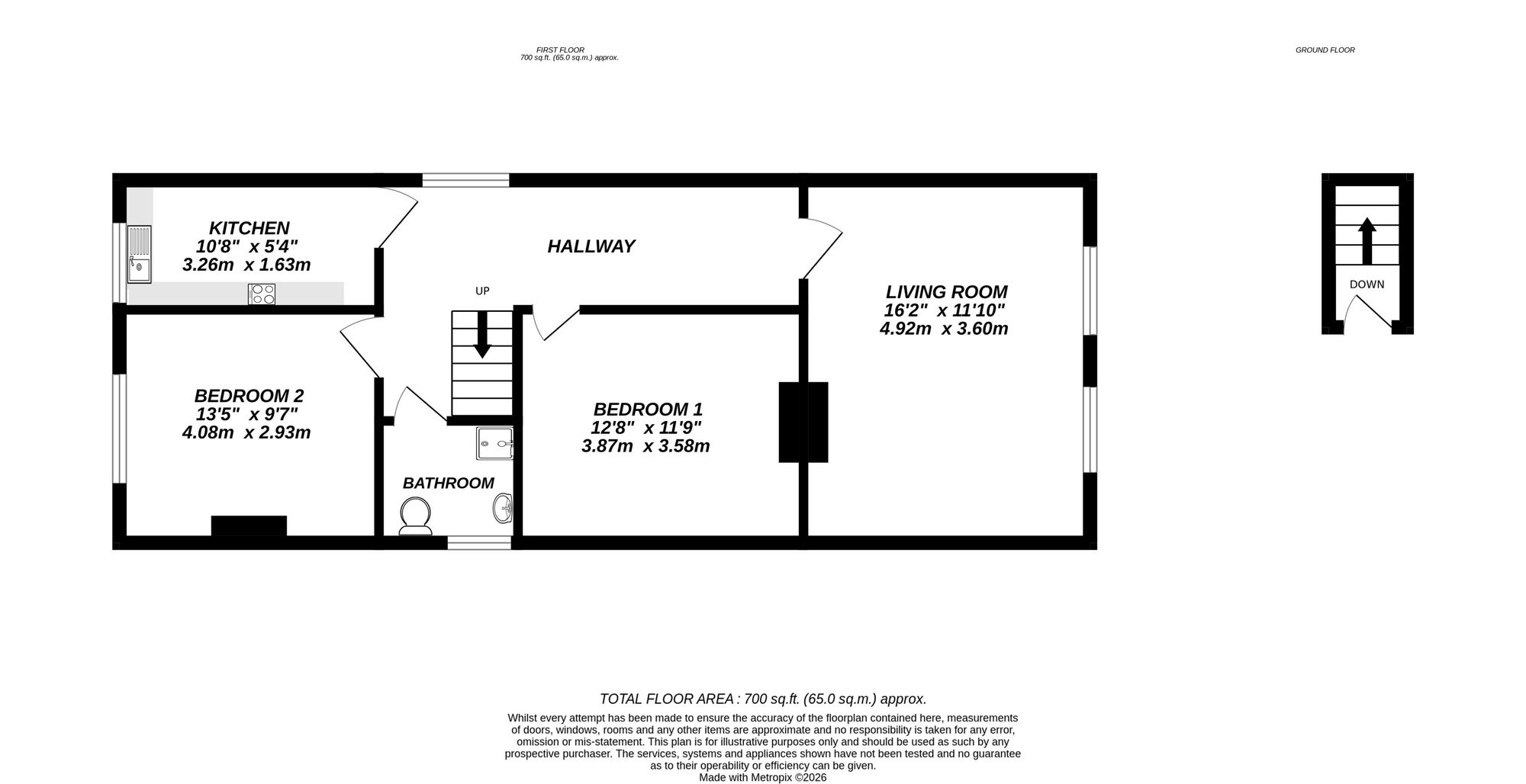Floorplan for West Drayton, 