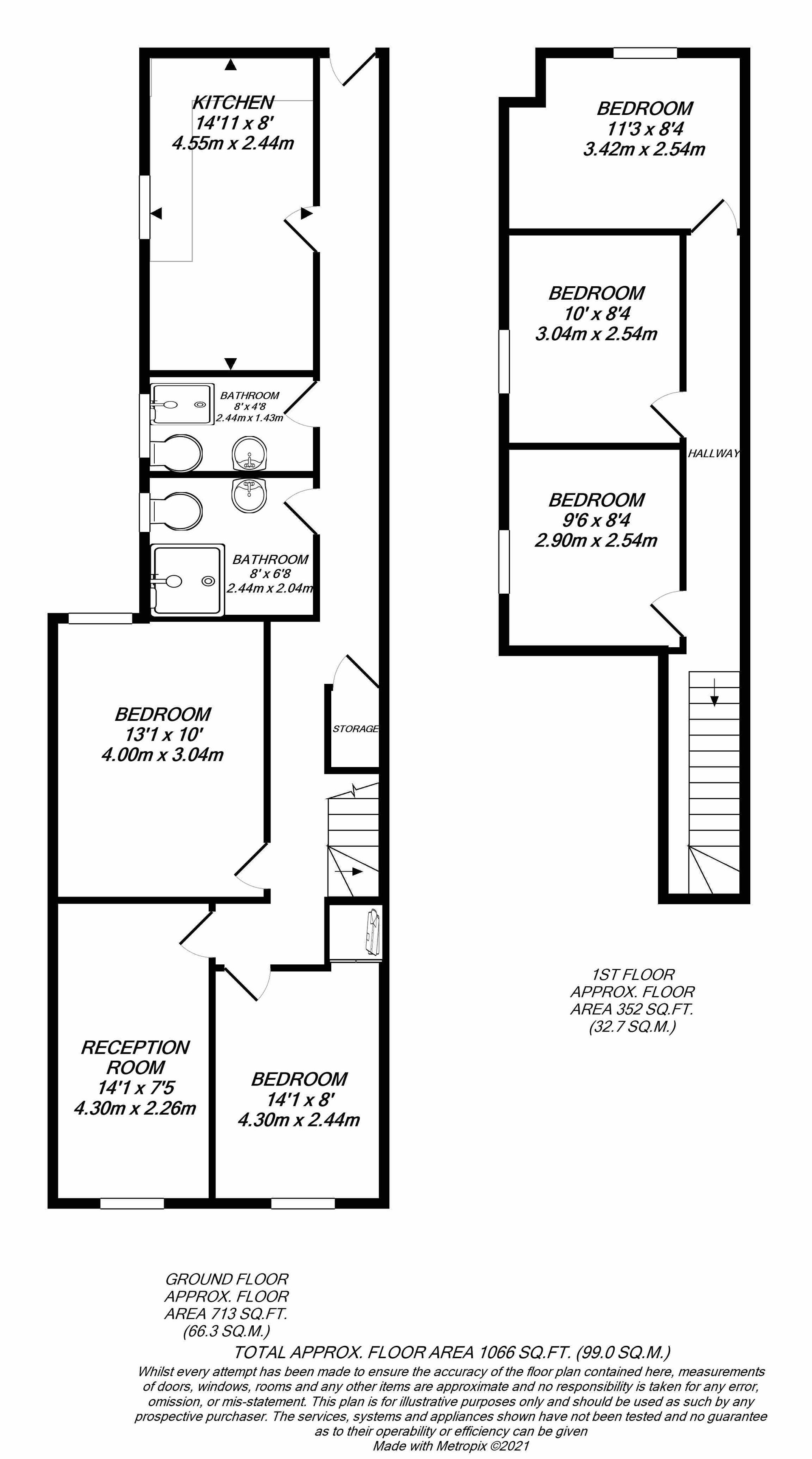 Floorplan for Uxbridge, 