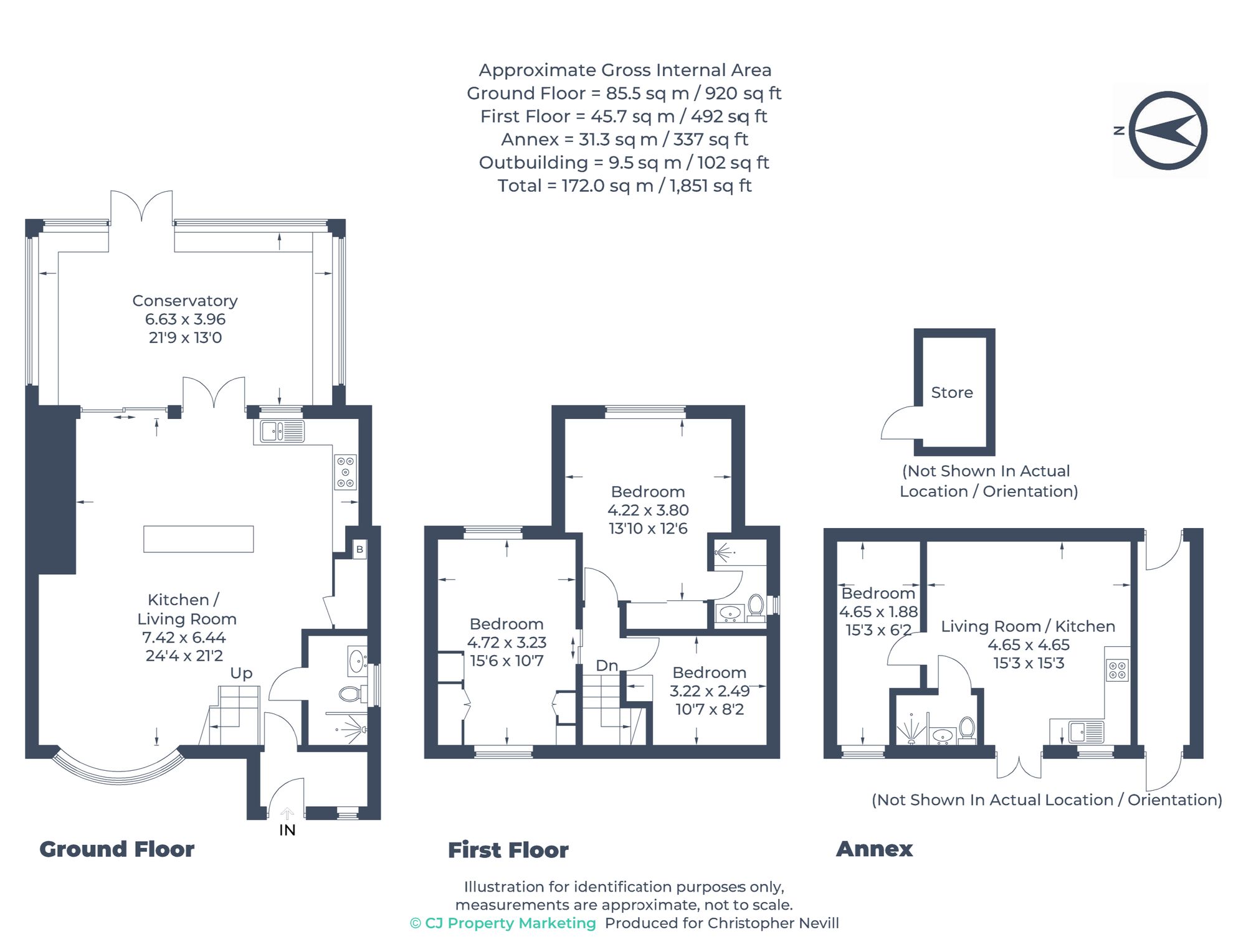 Floorplan for Staines-Upon-Thames, 