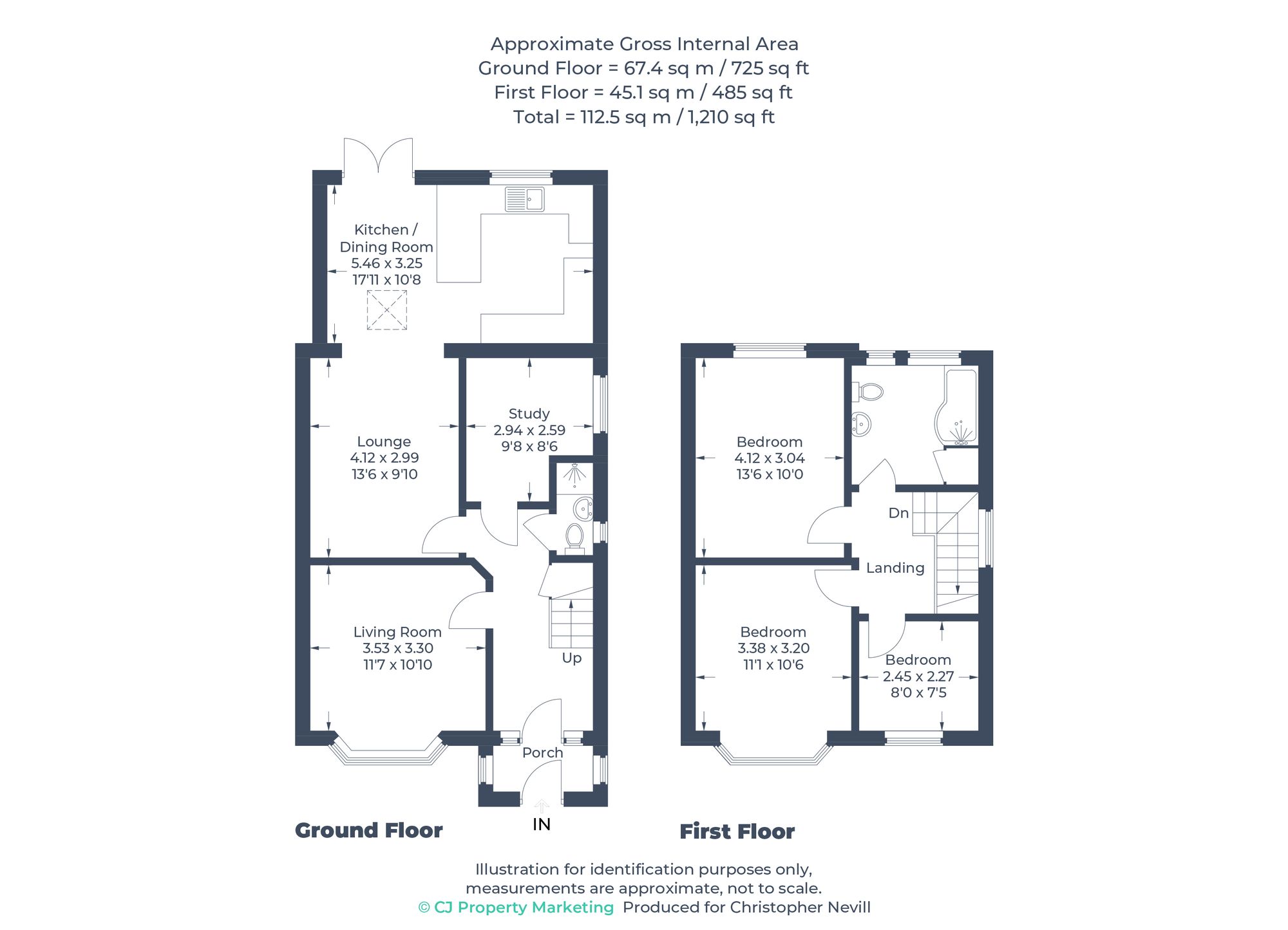 Floorplan for Uxbridge, 