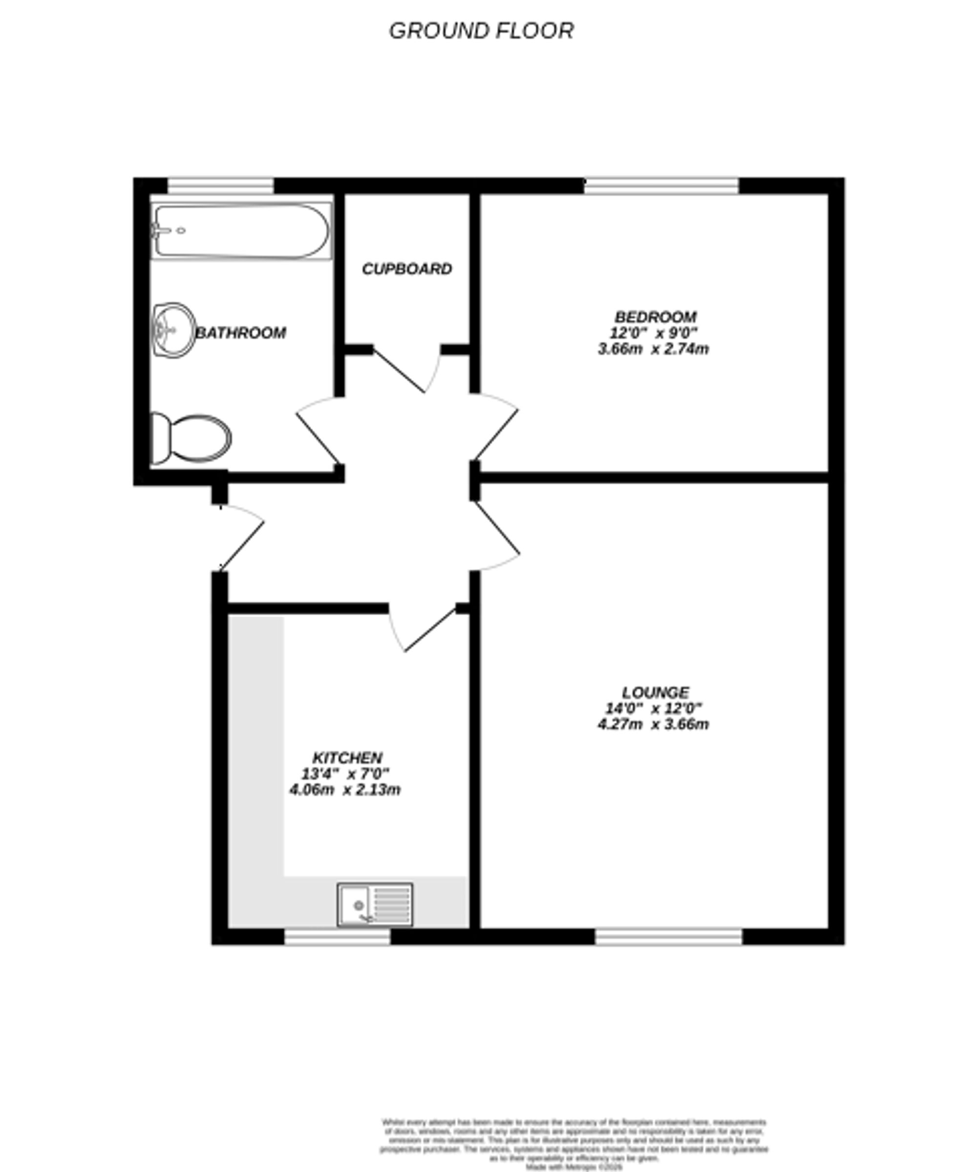 Floorplan for Uxbridge, 