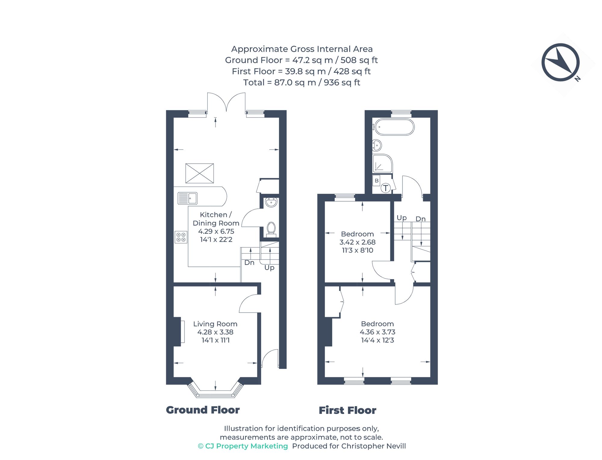 Floorplan for Uxbridge, 