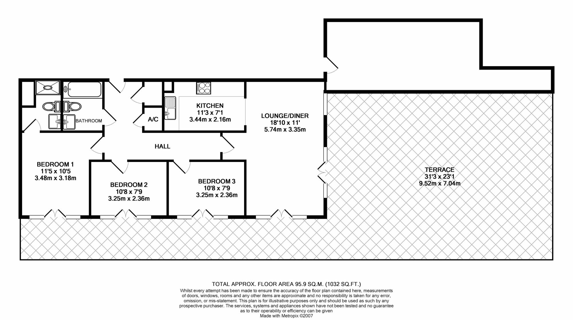 Floorplan for Uxbridge, 